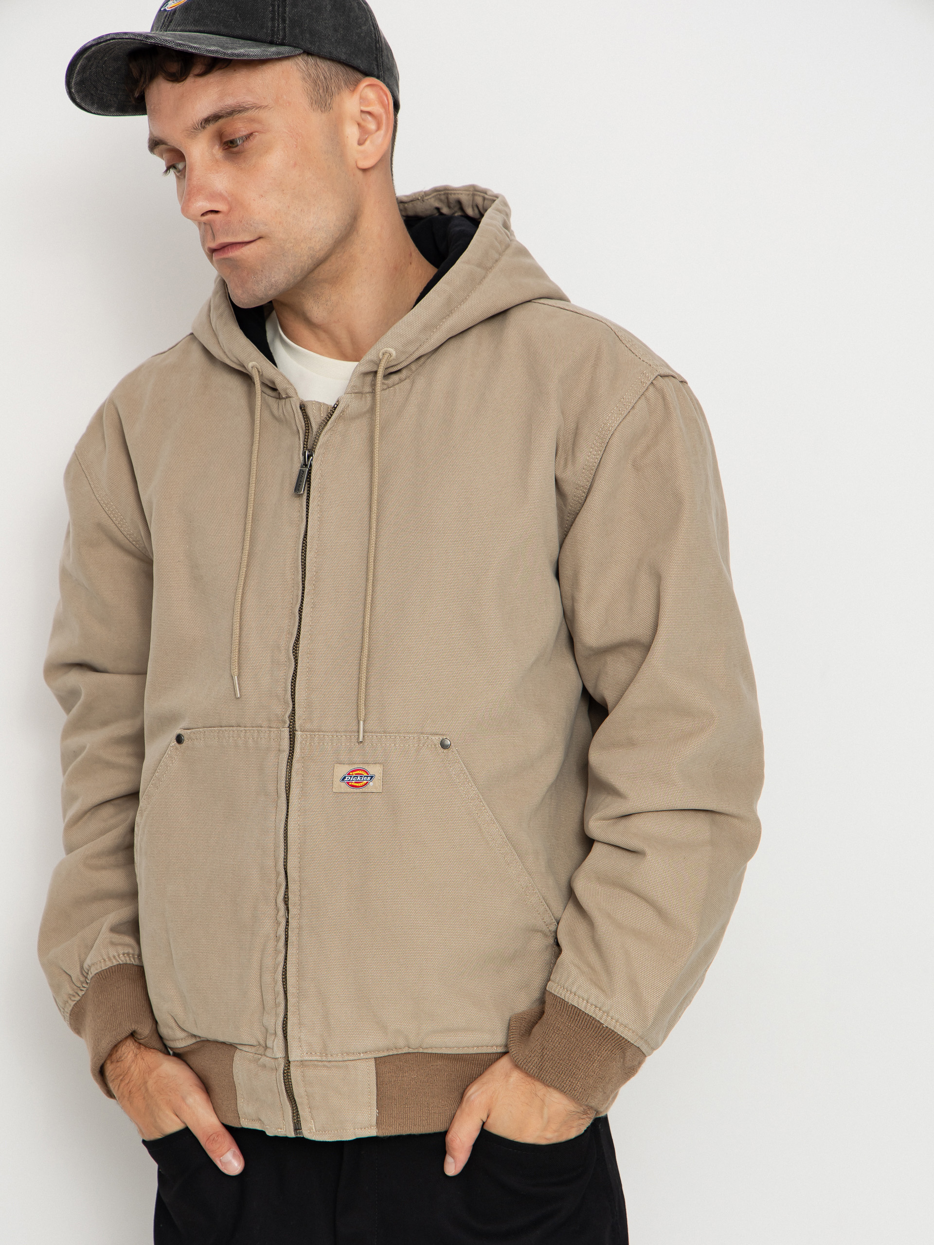 Dickies Hilham Hooded Canvas Dzseki (desert sand)