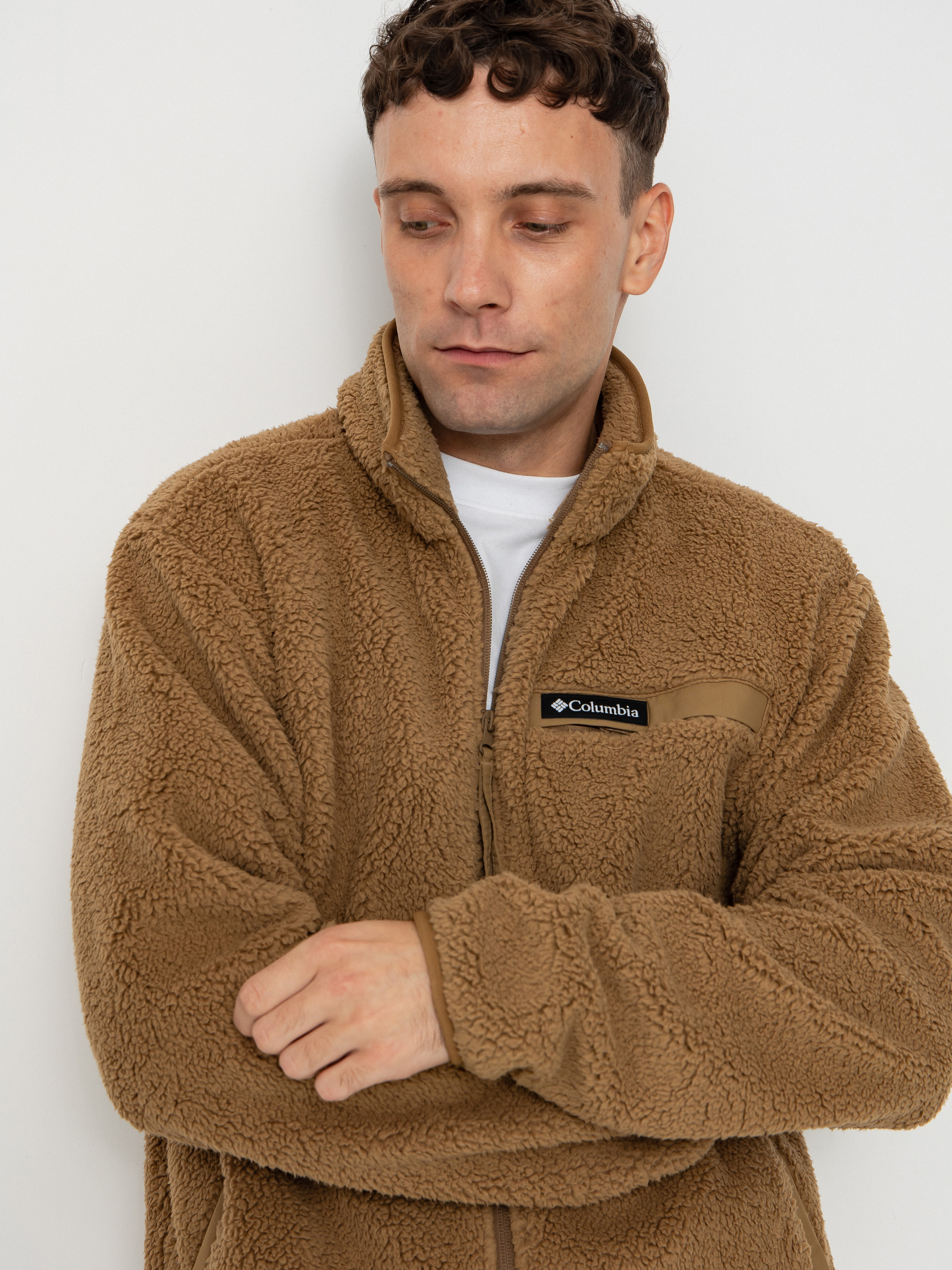 Férfi Columbia Rugged Ridge High Pile Full Zip Polár pulóver (delta)