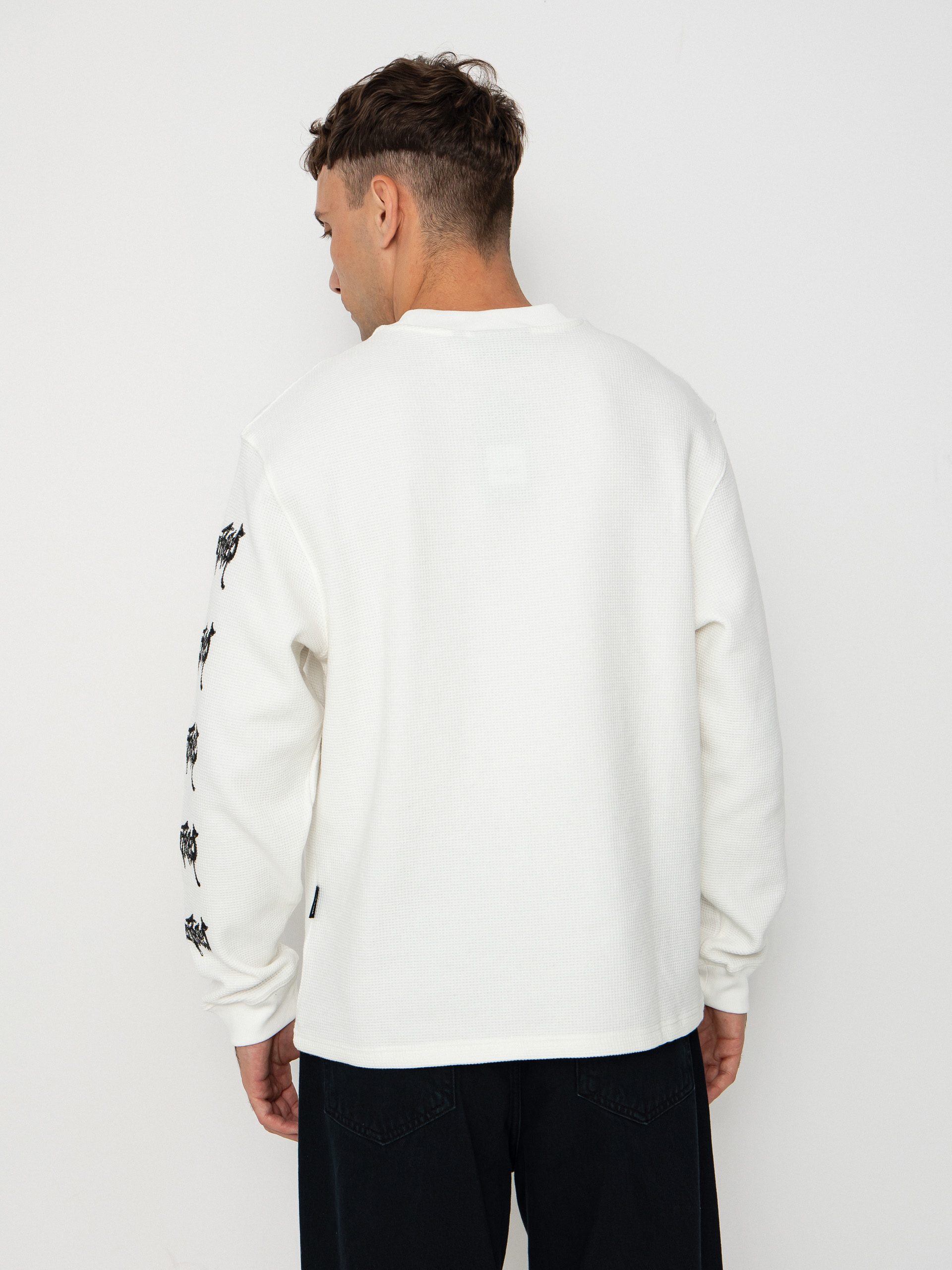 Hosszú ujjú felső Wasted Paris Ignited Thermal (white)