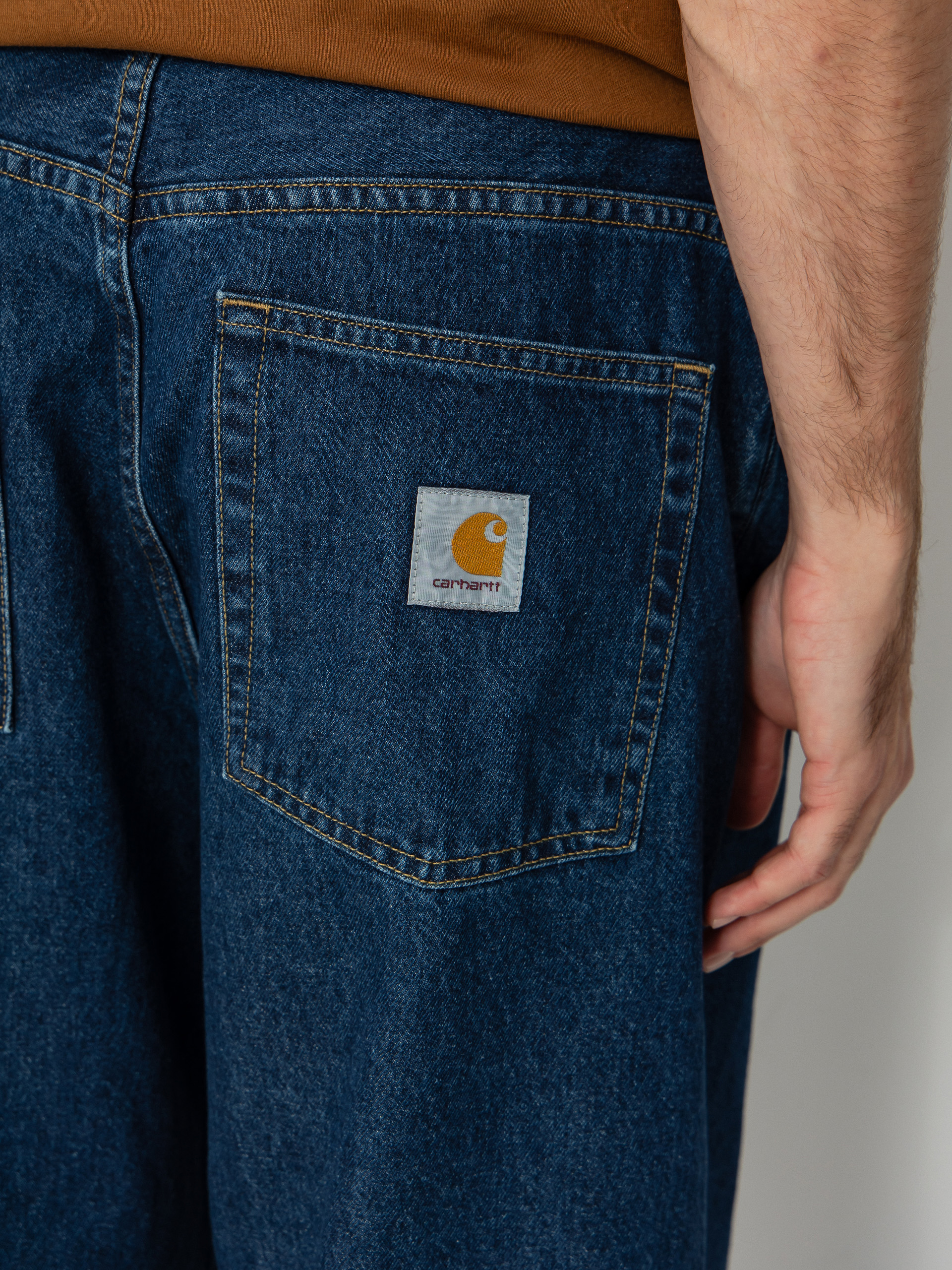 Carhartt WIP Brandon Kisnadrág (blue/stone washed)