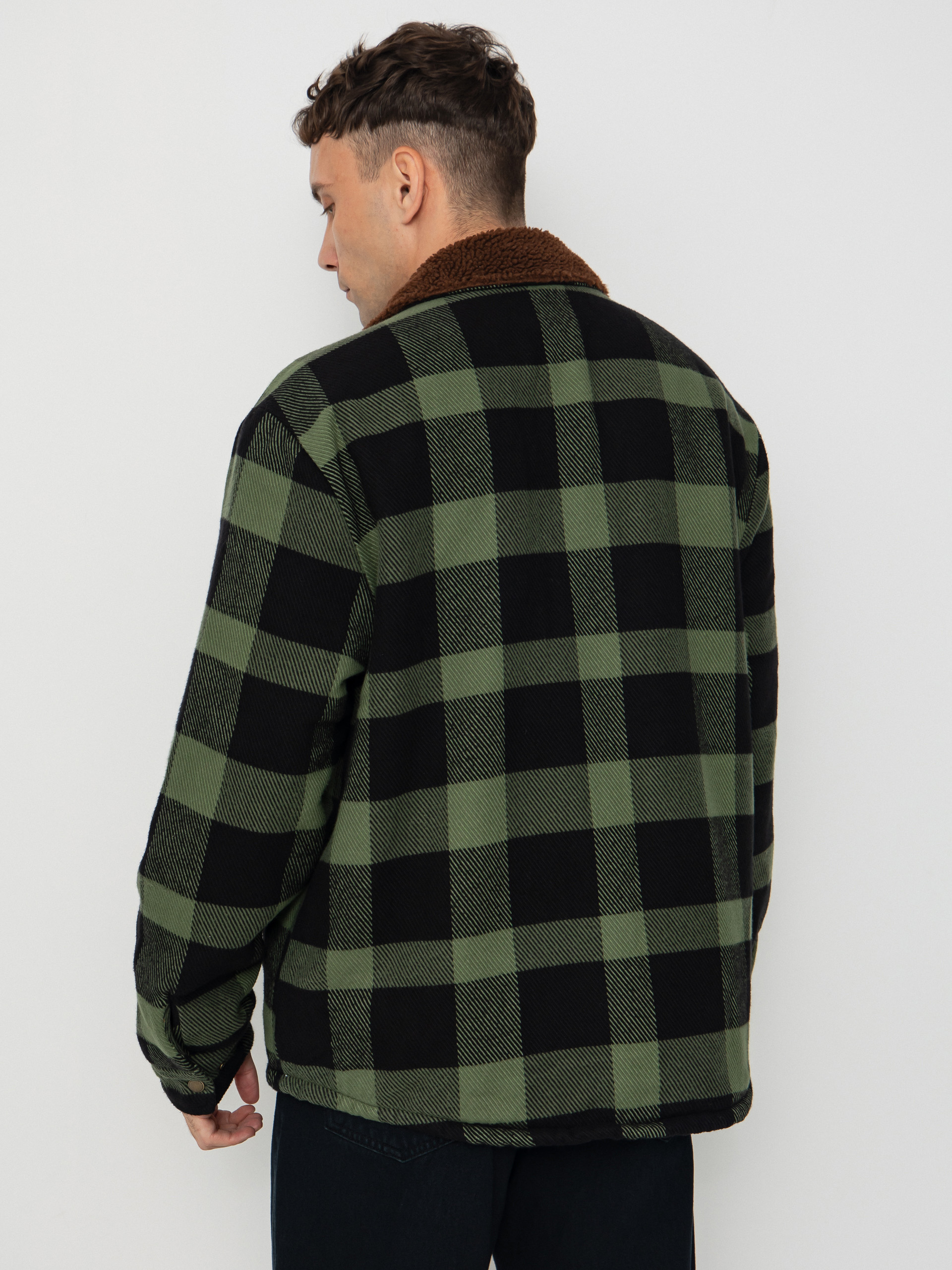 Dzseki Brixton Durham Lined (black/wild green flannel)