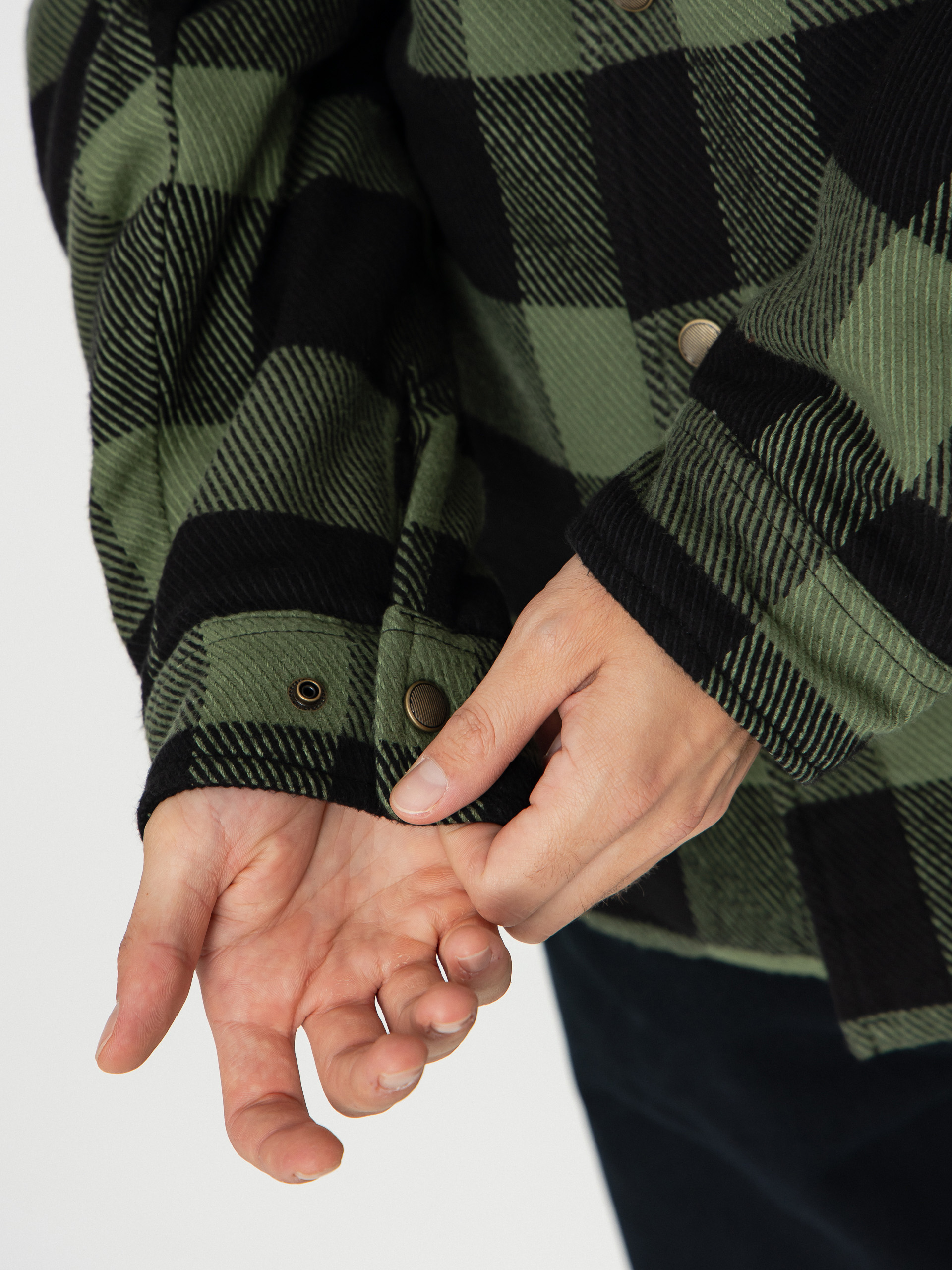 Dzseki Brixton Durham Lined (black/wild green flannel)