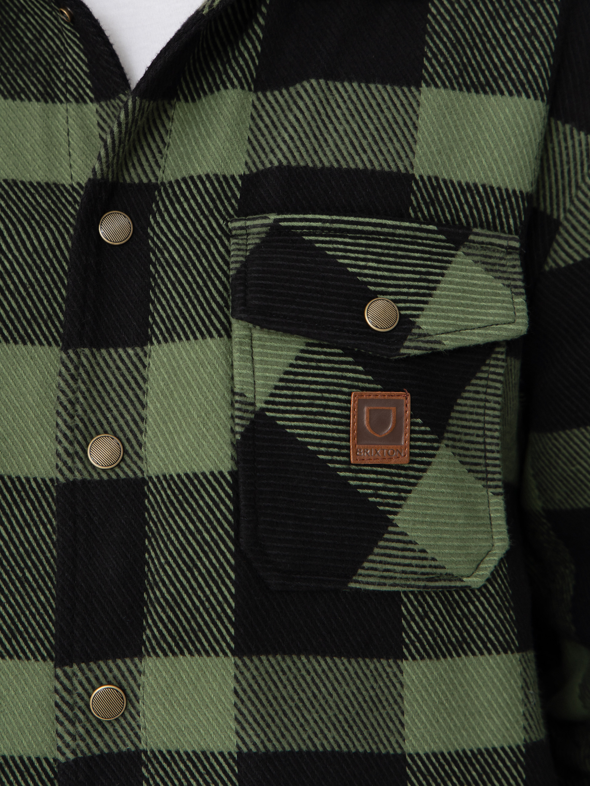 Dzseki Brixton Durham Lined (black/wild green flannel)