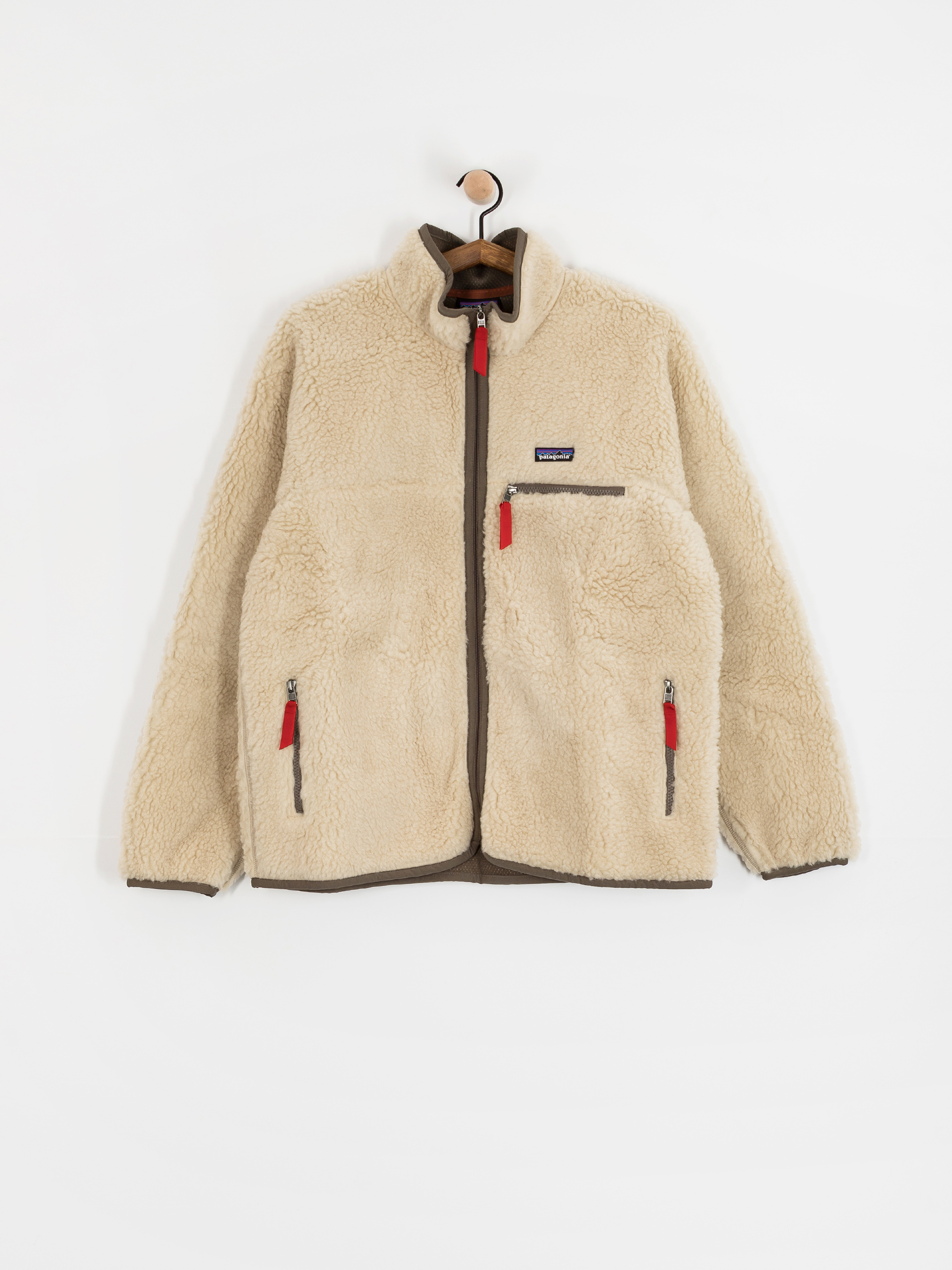 Patagonia Natural Blend Retro Cardigan Pulóver (dark natural w/marlow brown)