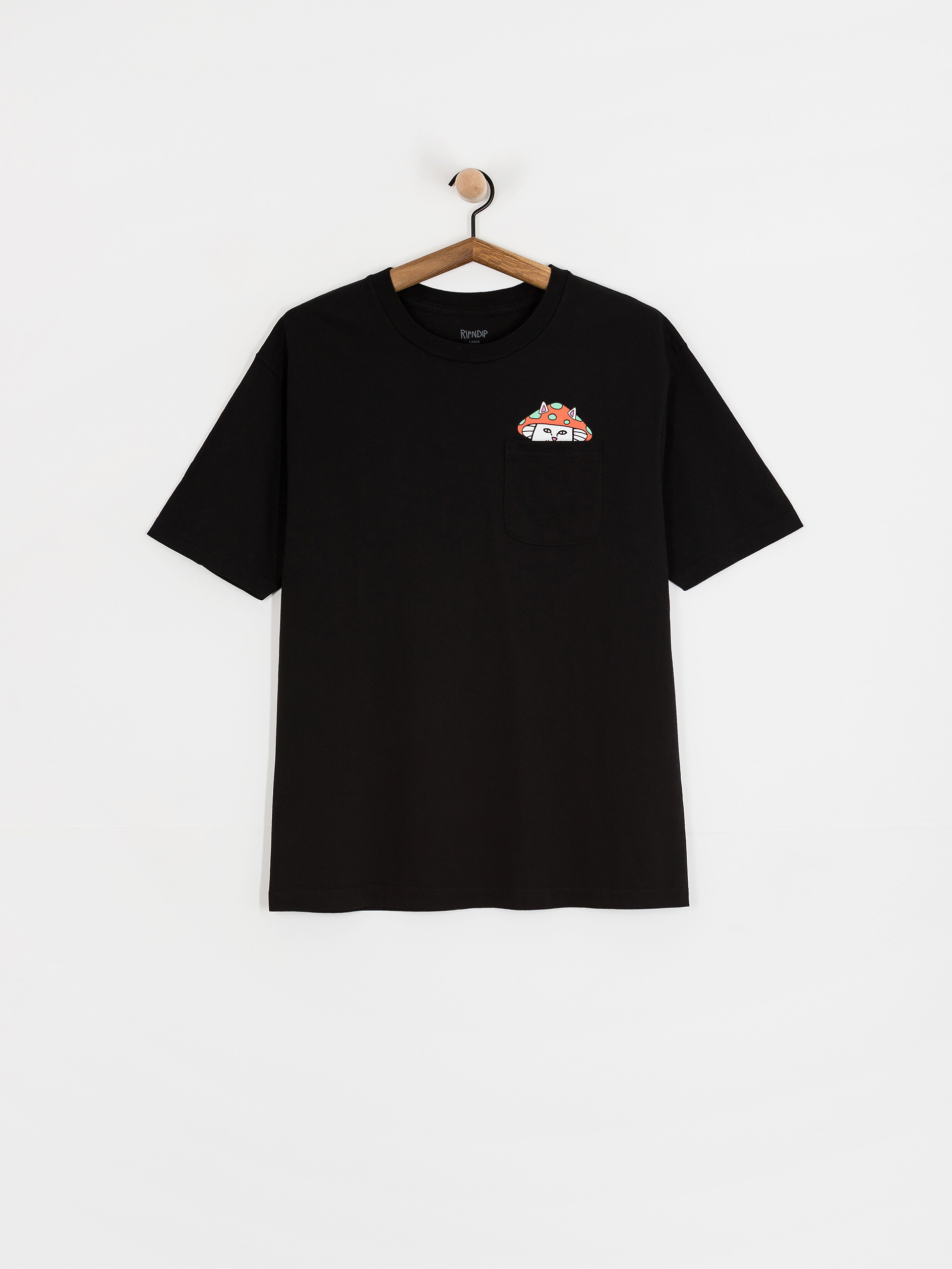 RipNDip Lord Shroomy Pocket Póló (black)
