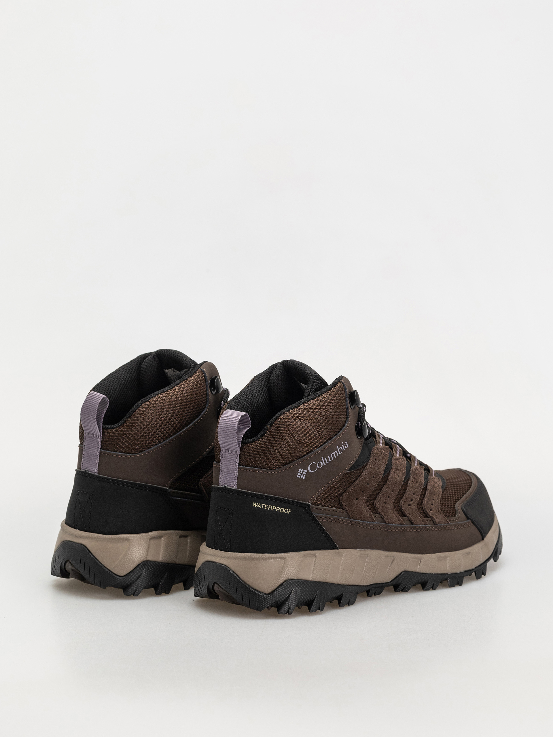Columbia Strata Trail Mid WP Wmn Cipők (cordovan/granite purple)