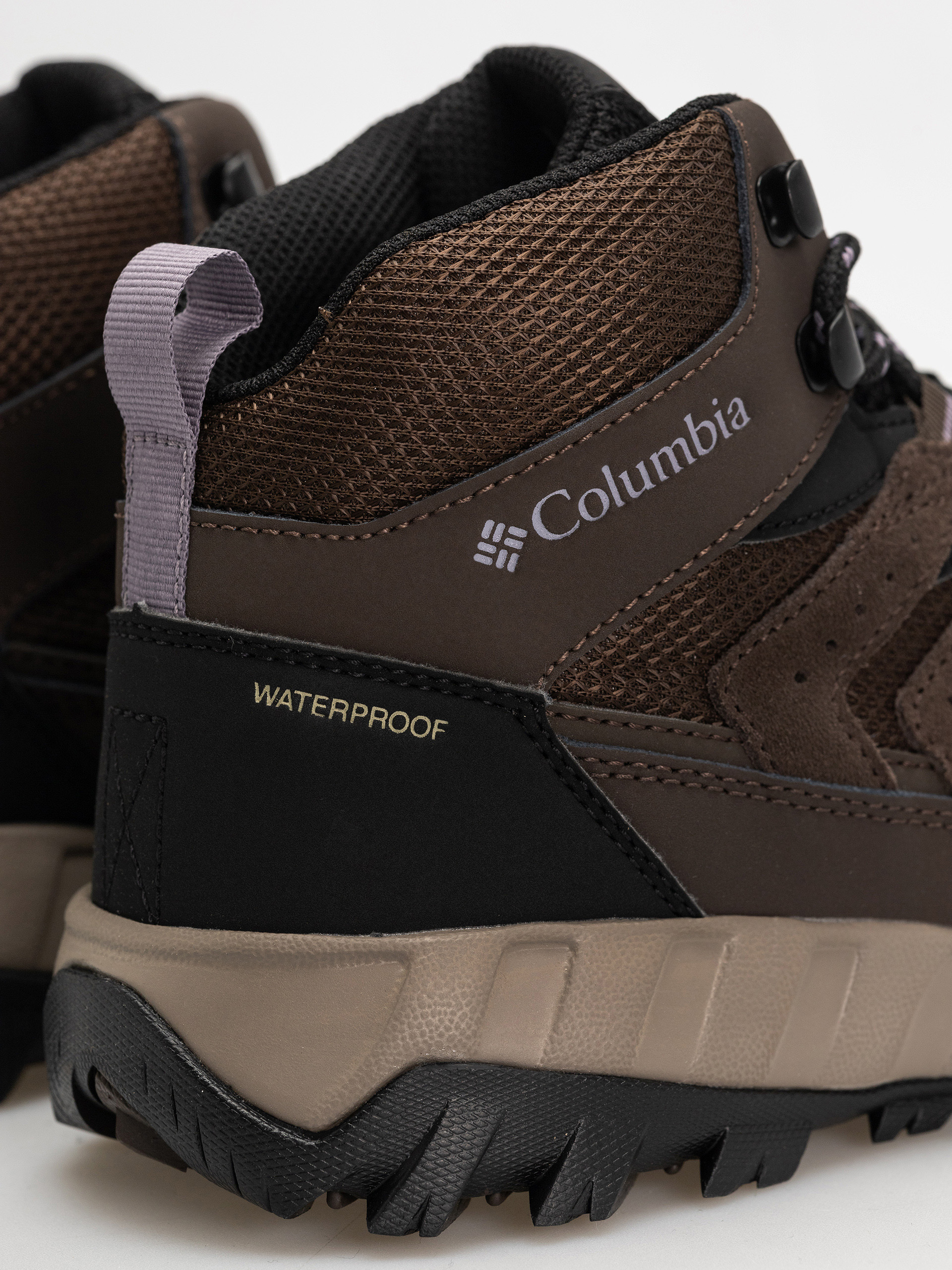 Columbia Strata Trail Mid WP Wmn Cipők (cordovan/granite purple)