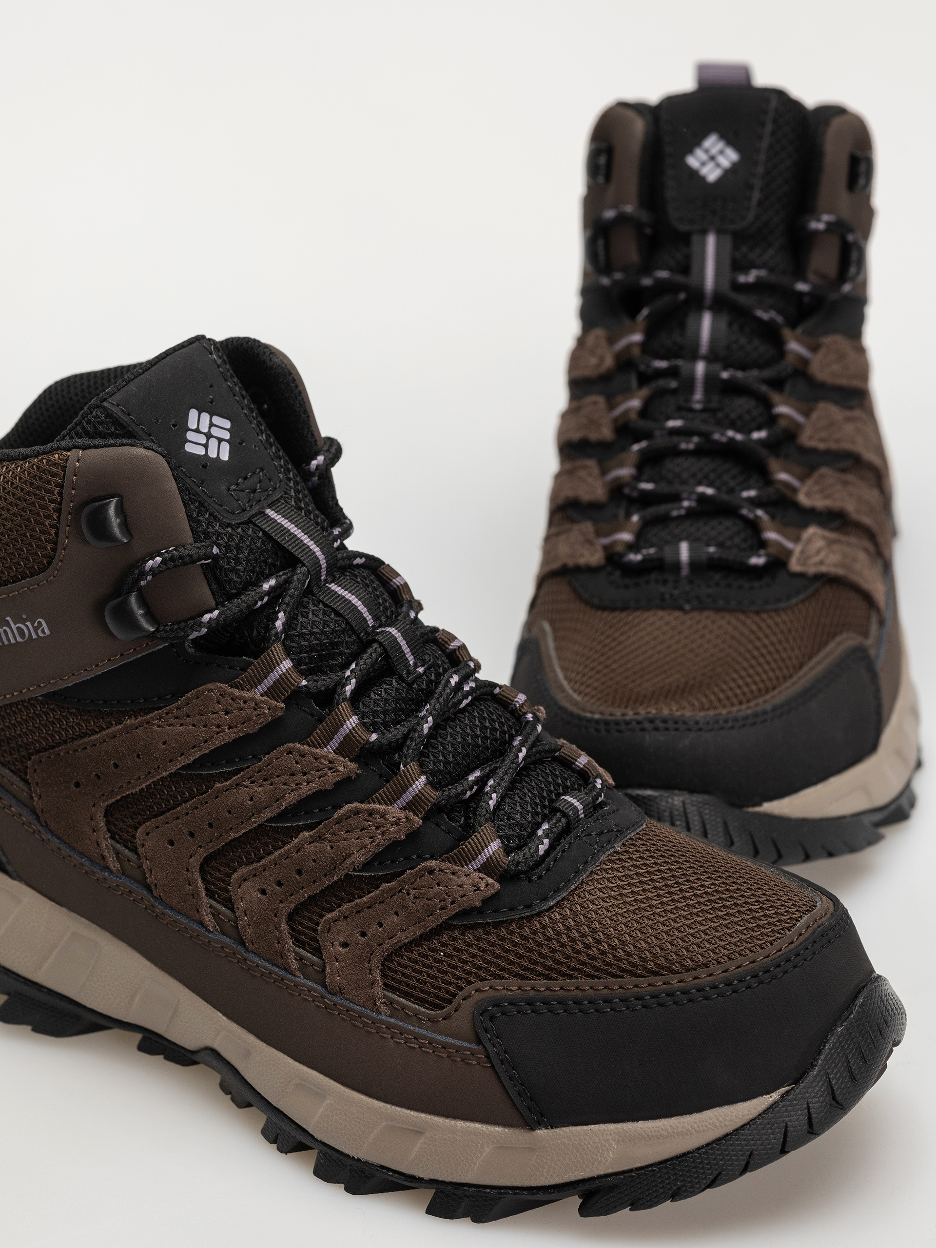 Columbia Strata Trail Mid WP Wmn Cipők (cordovan/granite purple)