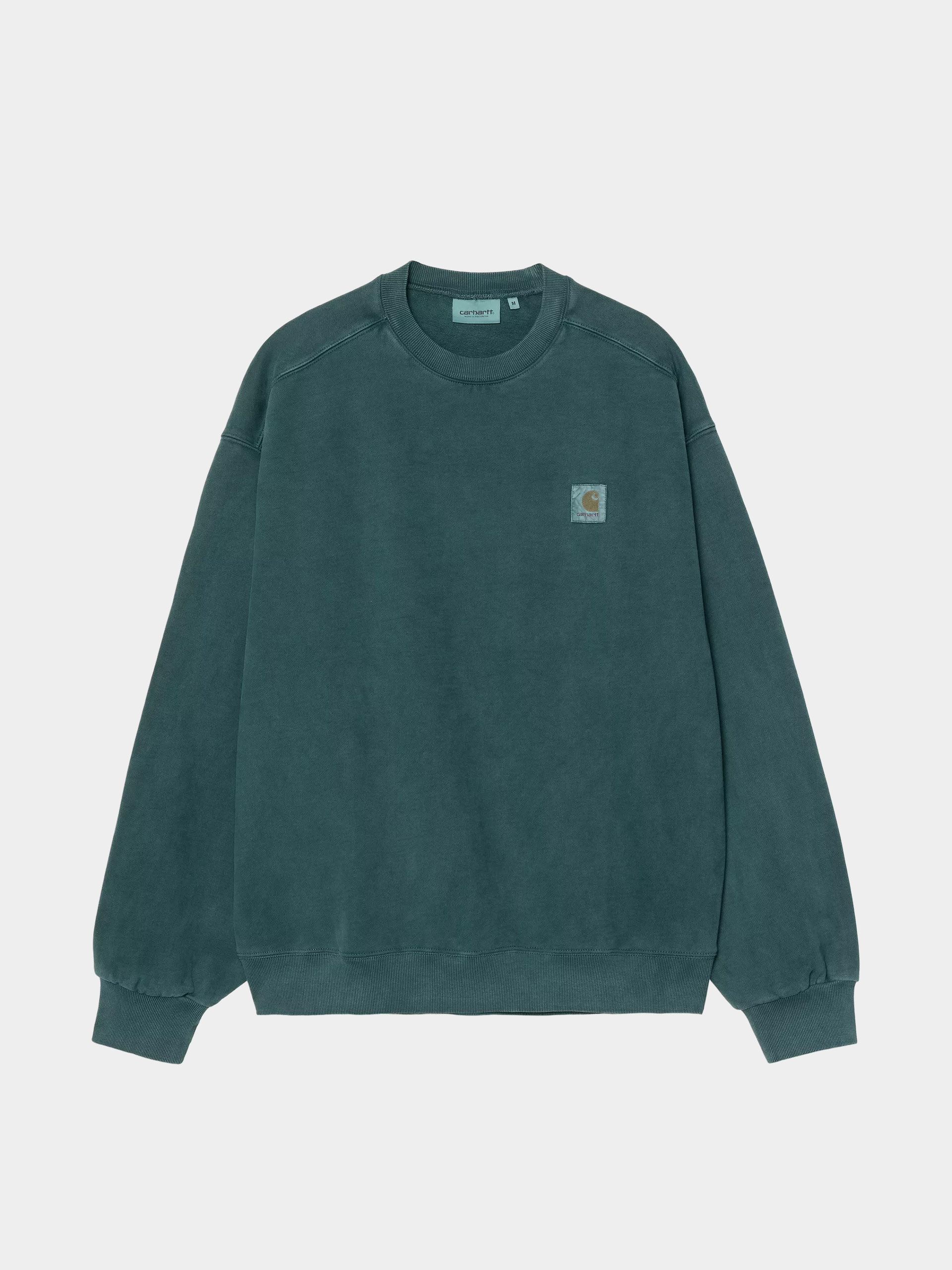 Pulóver Carhartt WIP Vista (deep lagoon/garment dyed)