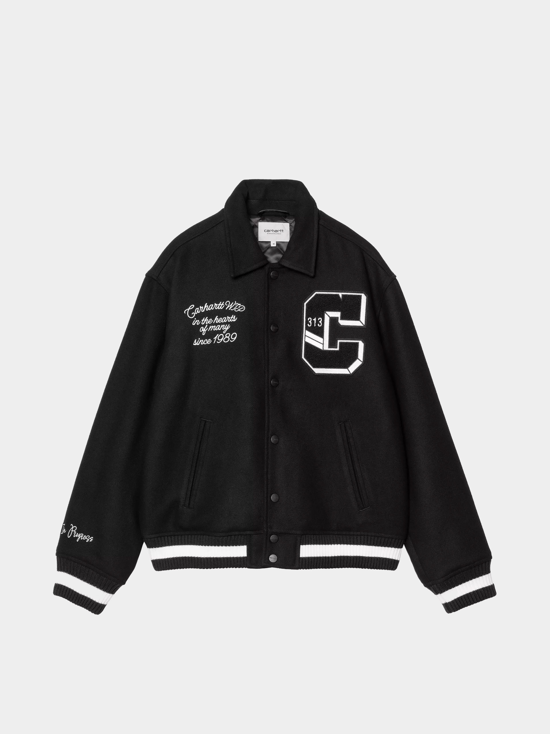Dzseki Carhartt WIP World Class Varsity (black)