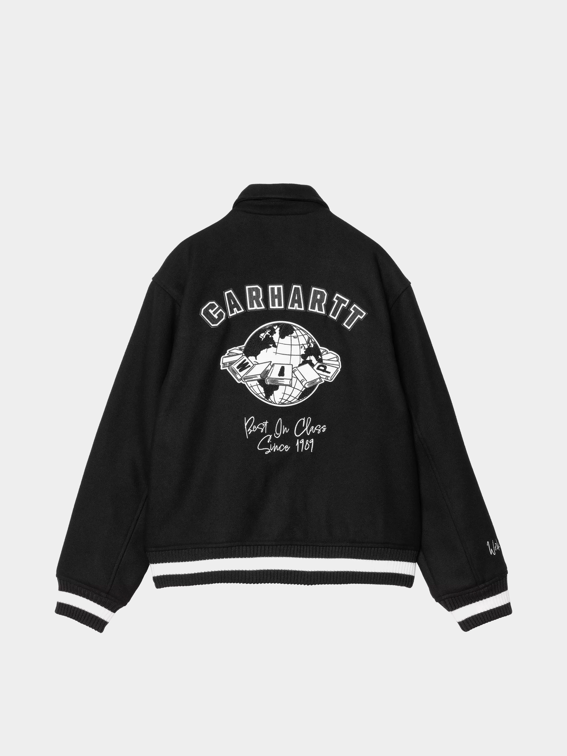 Dzseki Carhartt WIP World Class Varsity (black)