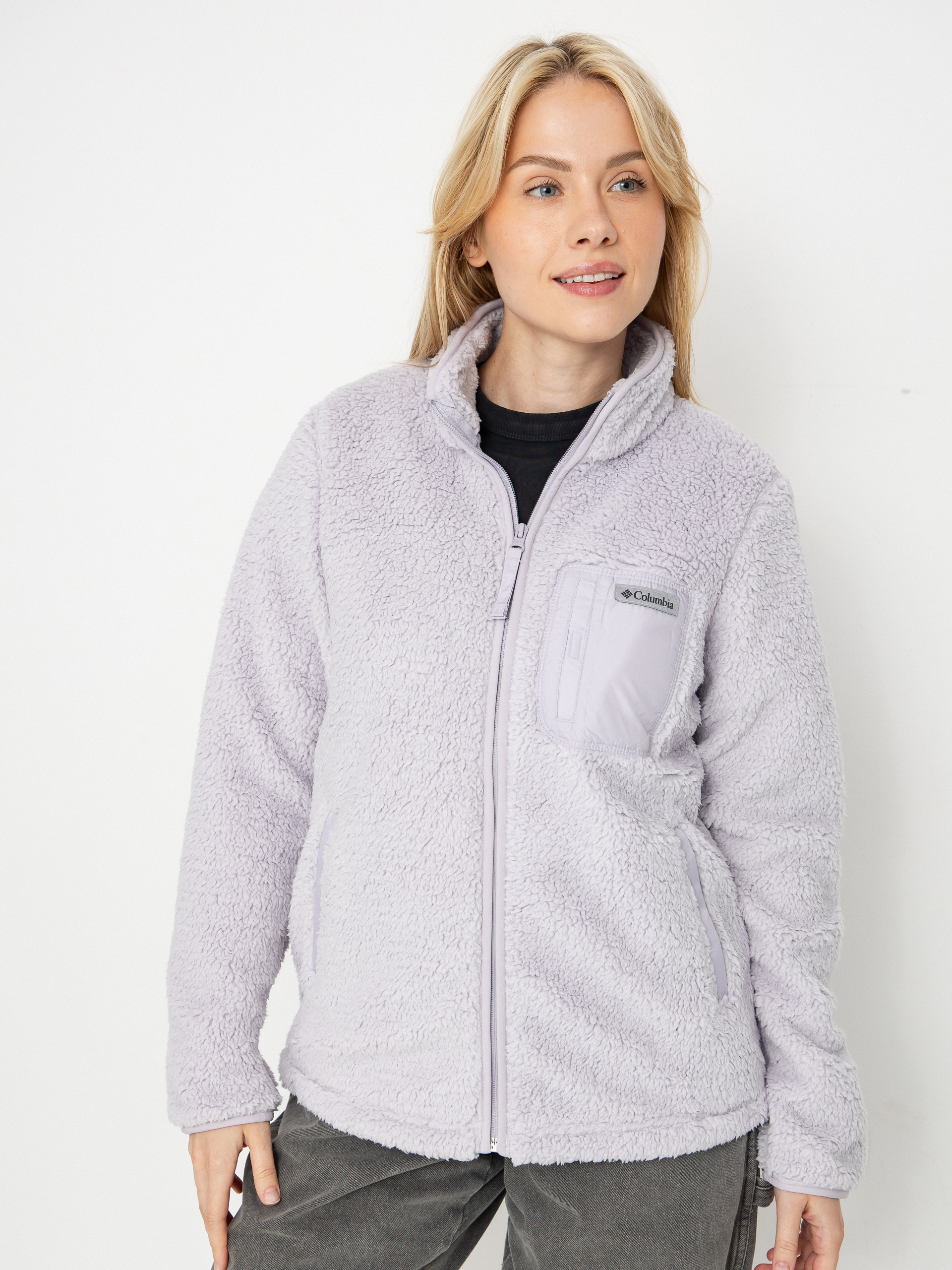 Columbia West Bend Full Zip II Wmn Polu00e1r pulu00f3ver (lavender pearl)
