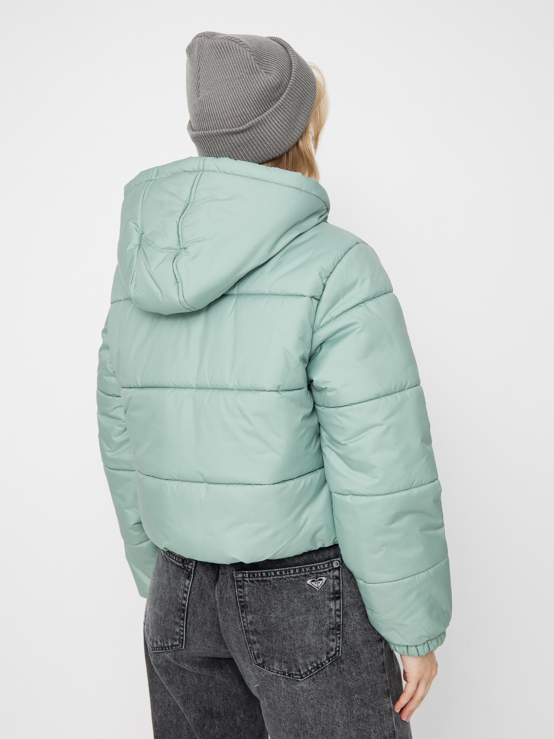 Vans Hillgate Cropped Puffer Wmn Dzseki (gray olive)