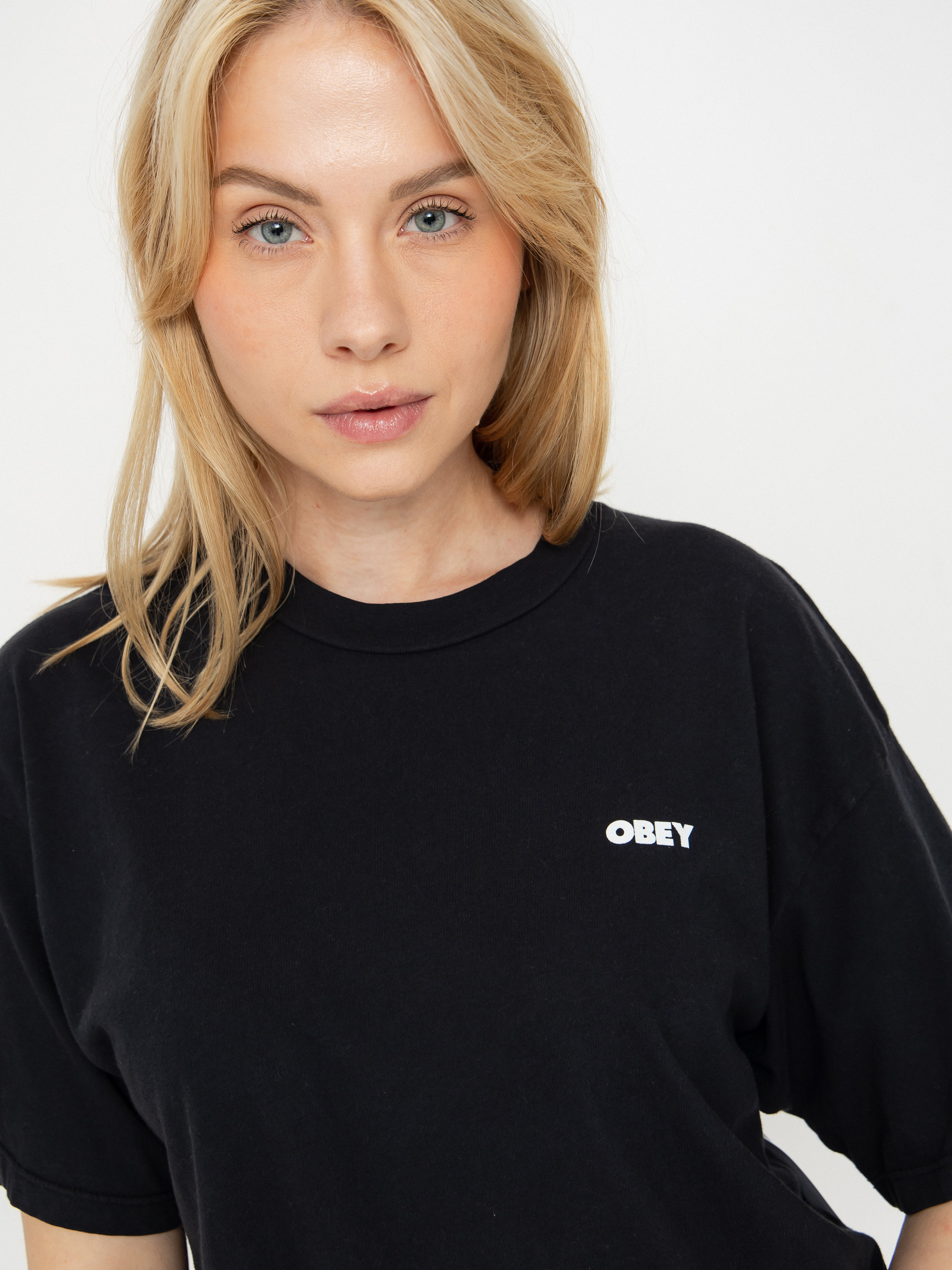 Póló OBEY Obey Art Studio Flowers Wmn (digital black)