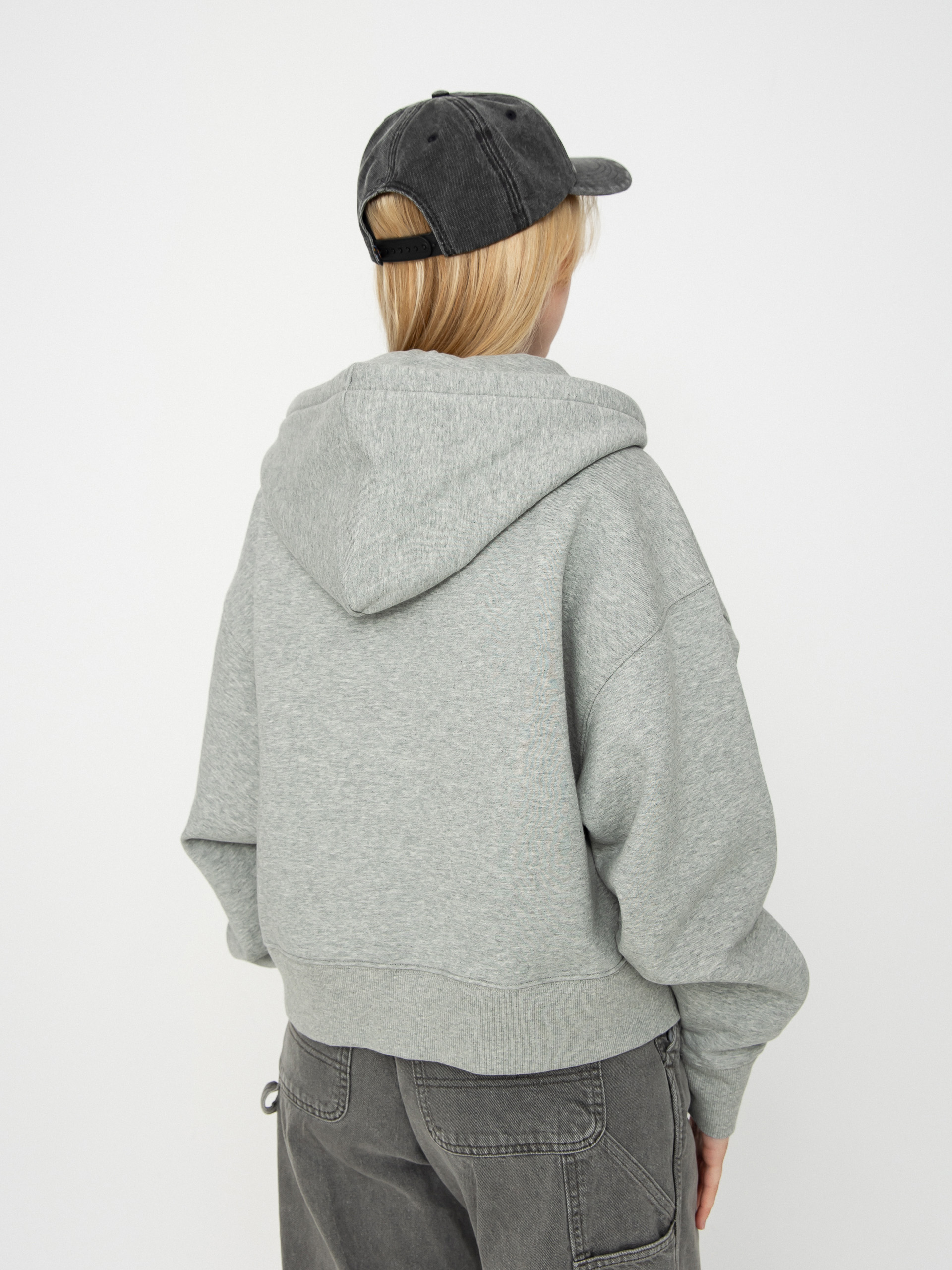 Dickies Oakport ZHD Wmn Kapucnis pulóver (heather grey)