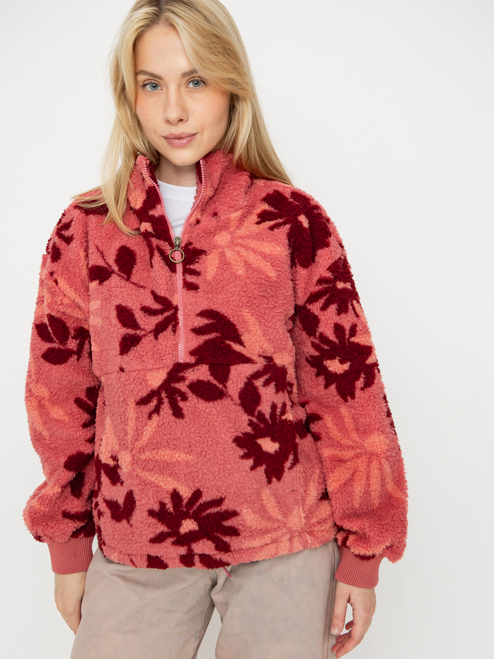 Polu00e1r pulu00f3ver Billabong Time Off Wmn (mauve rose)