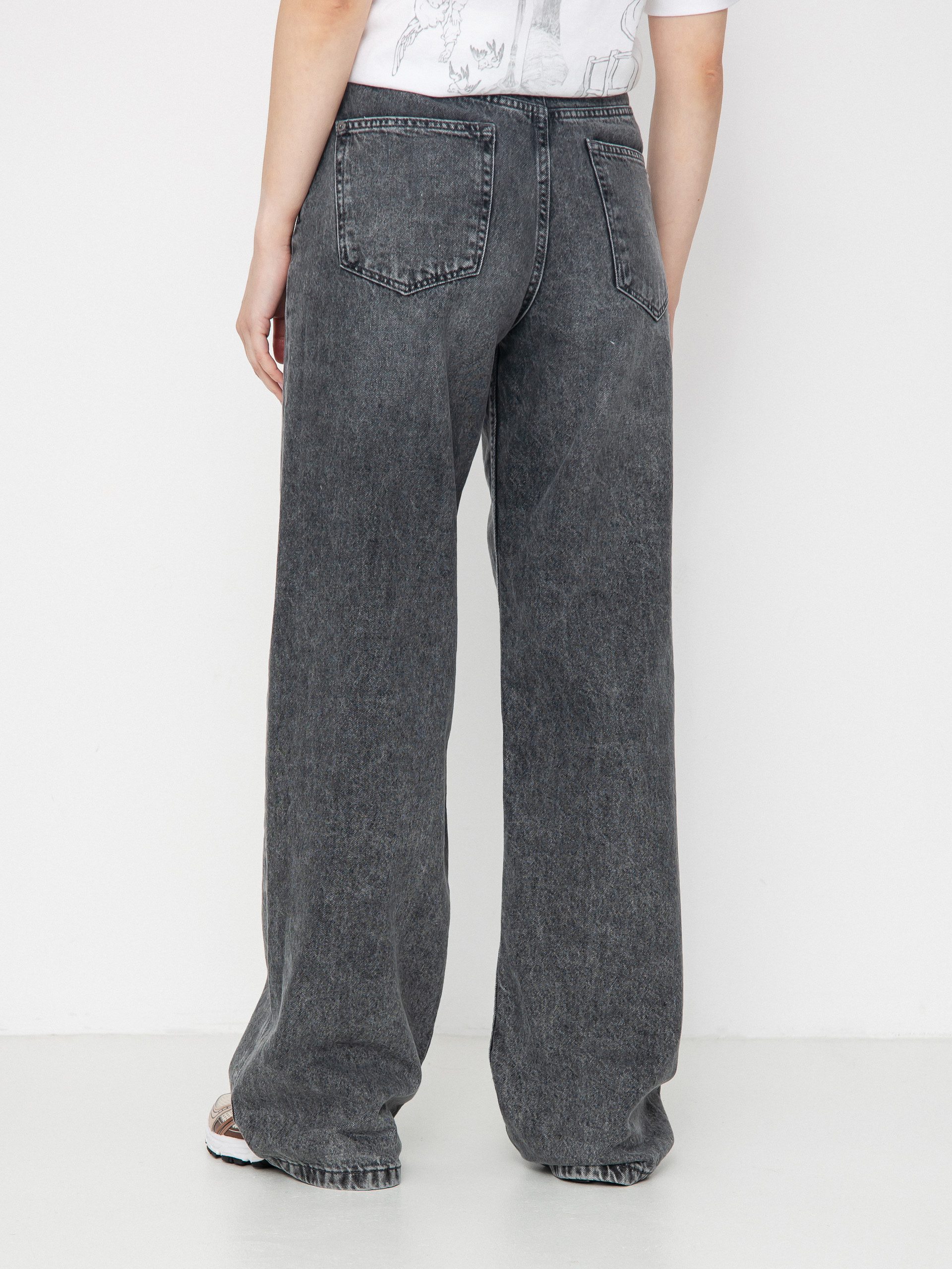 Roxy Milla Wide Leg Regular Mid Gr Wmn Kisnadrág (mid grey)