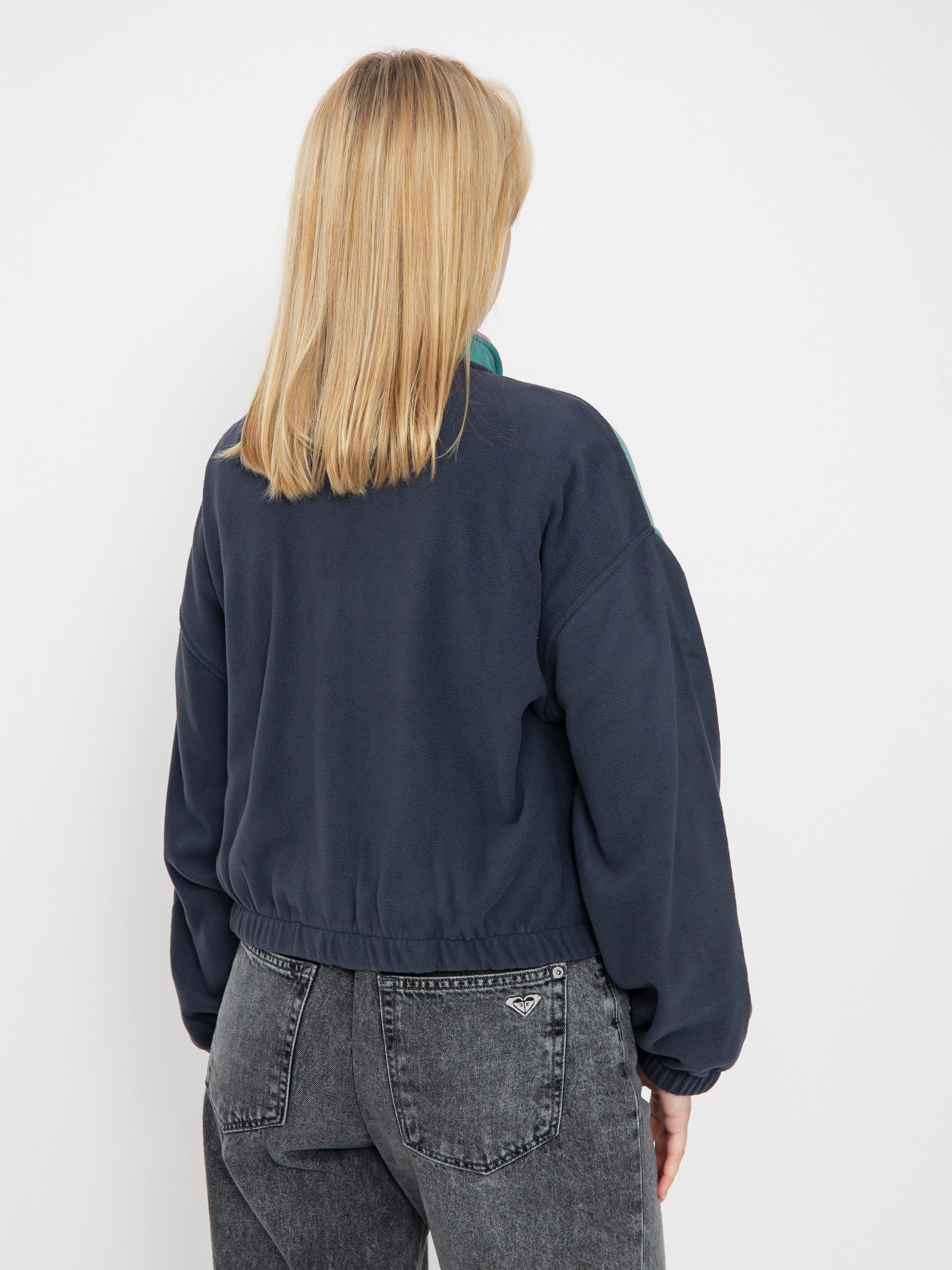 Női Polár pulóver Quiksilver Kedai FZ (india ink)