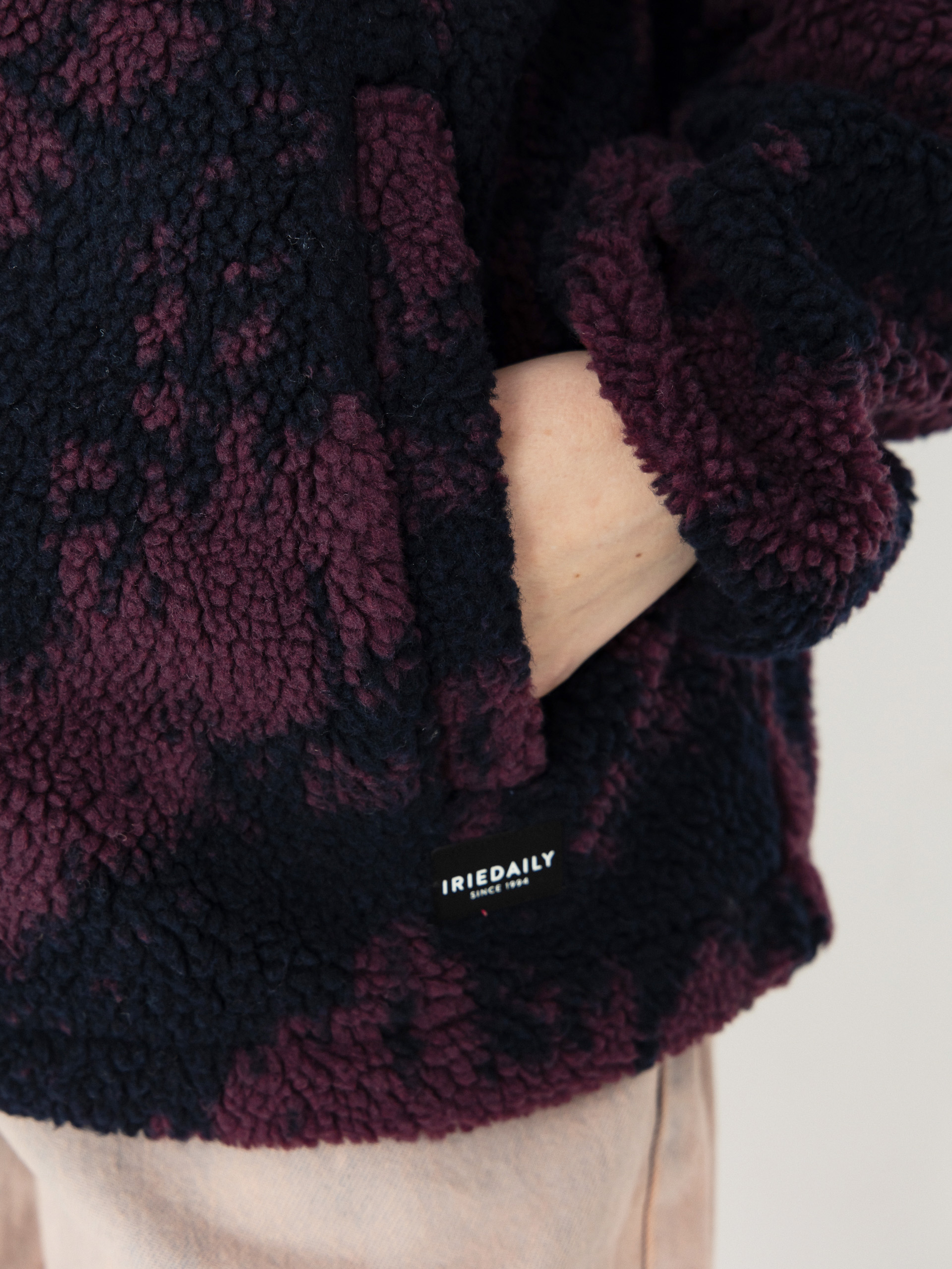 Dzseki Iriedaily Pat Teddy Wmn (navy red)