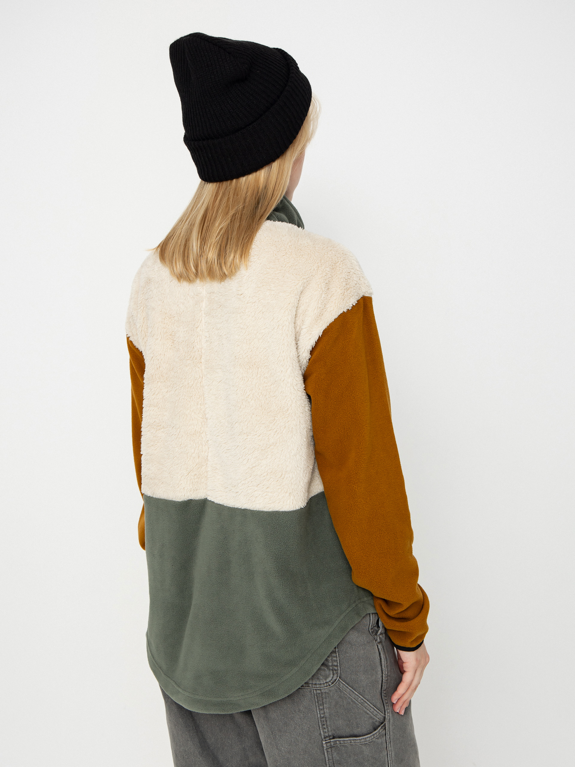 Női Polár pulóver Kavu Timber Lane (pine tree block)