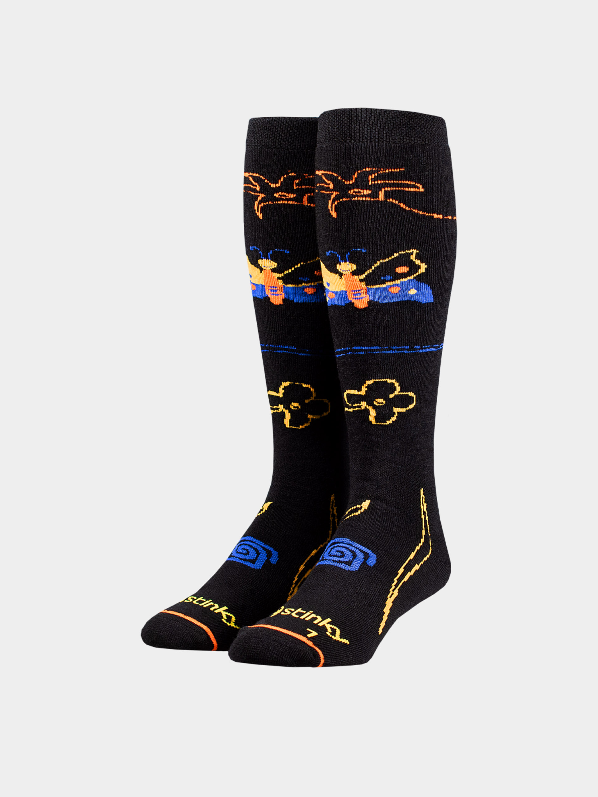 Zokni Stinky Socks Dark Existance (black)