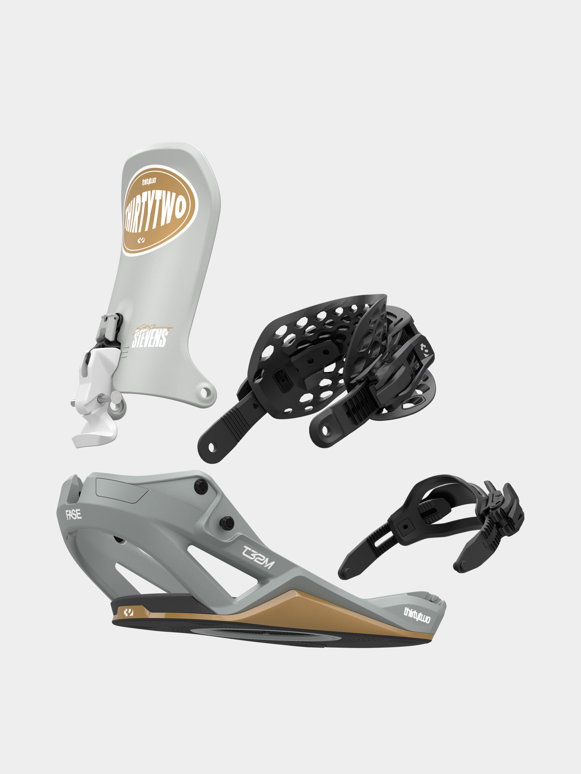 Snowboard kötés ThirtyTwo T32M Fase (grey)