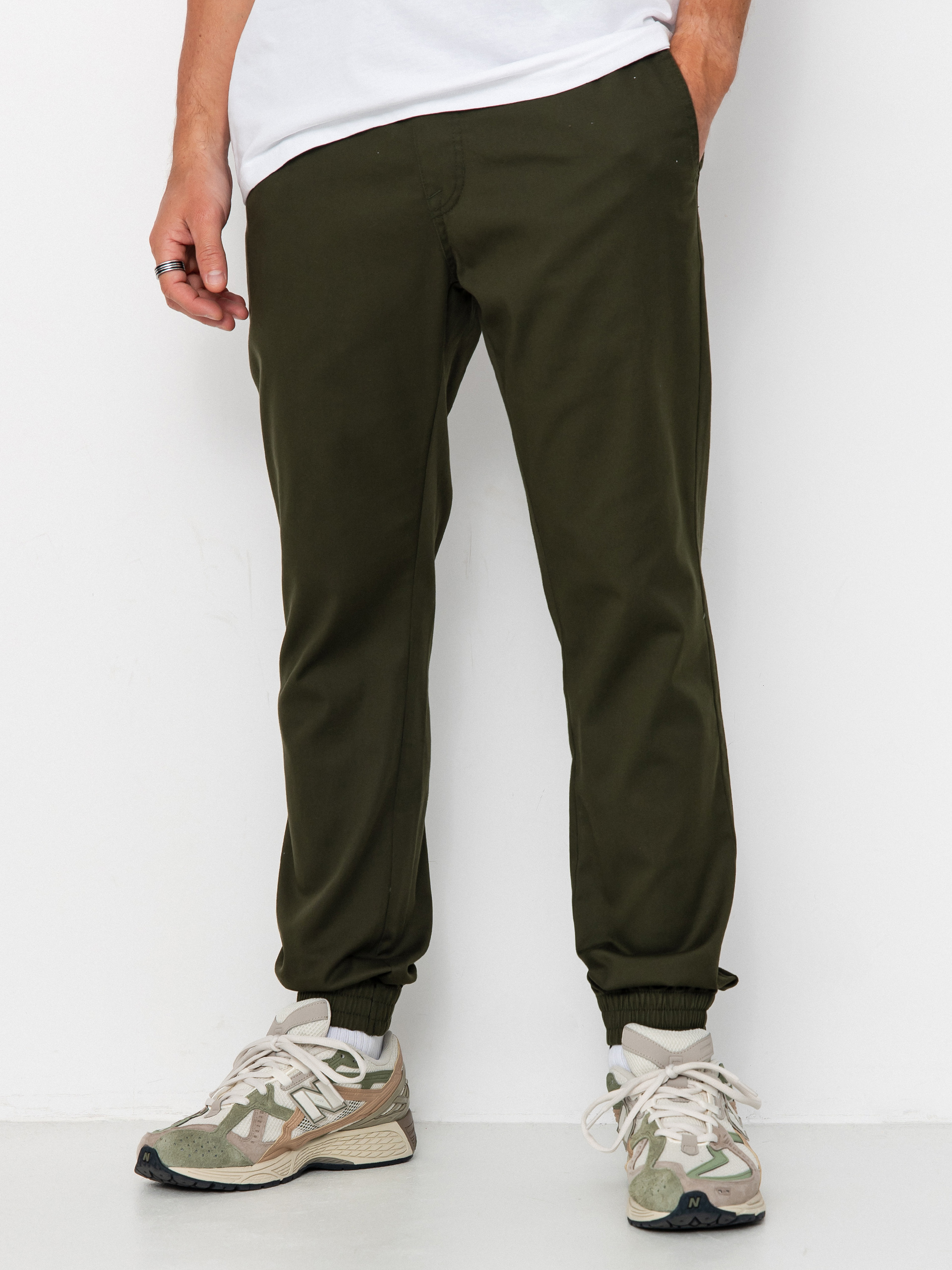 Volcom Frickin Slim Jogger Kisnadrág (dark green)
