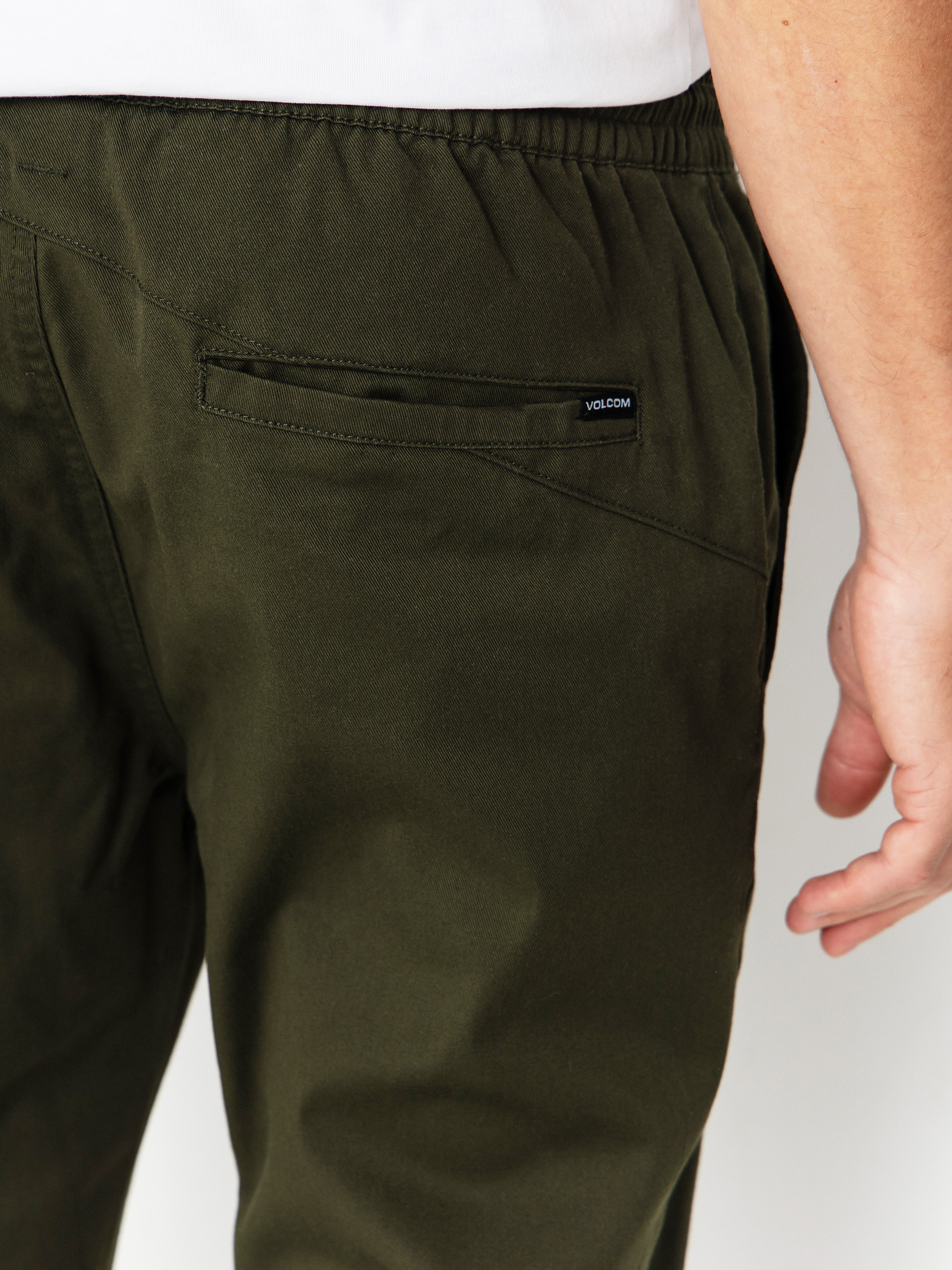 Volcom Frickin Slim Jogger Kisnadrág (dark green)