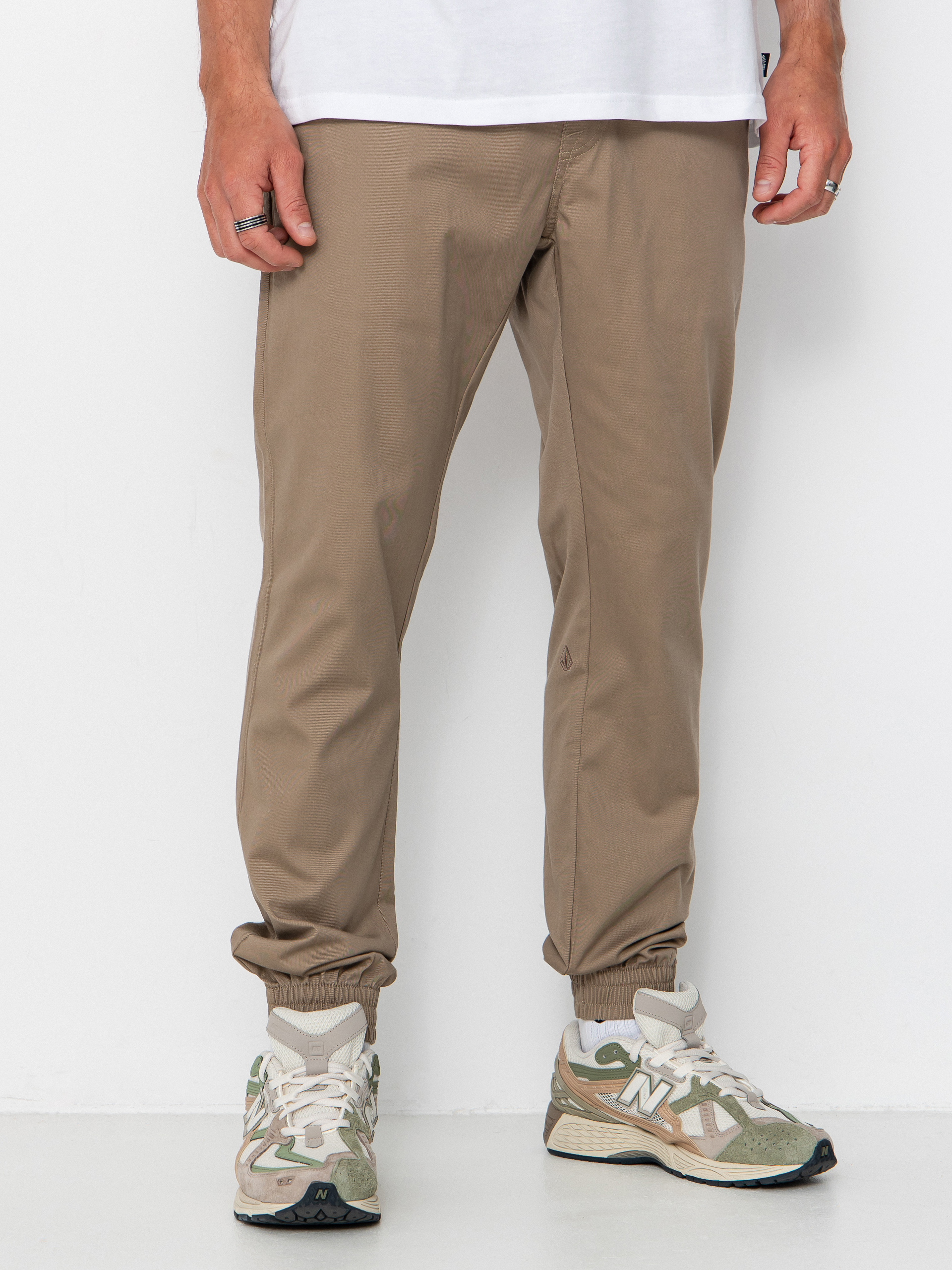 Volcom Frickin Slim Jogger Kisnadrág (khaki)