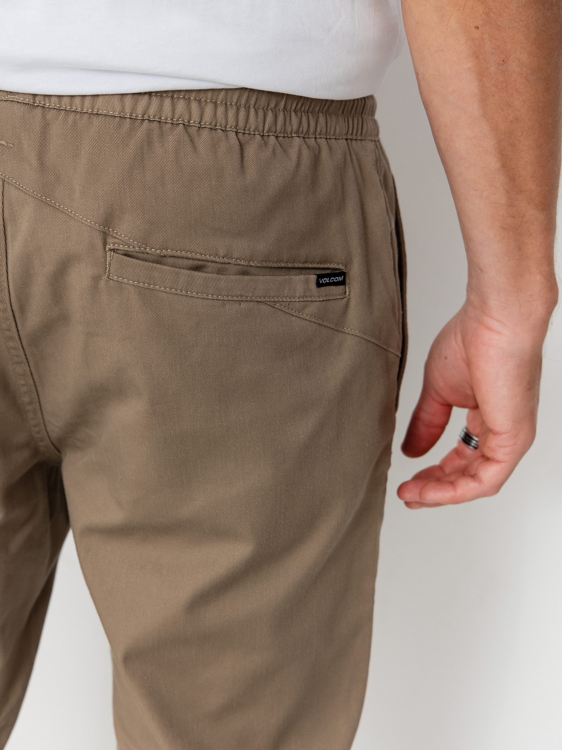 Volcom Frickin Slim Jogger Kisnadrág (khaki)