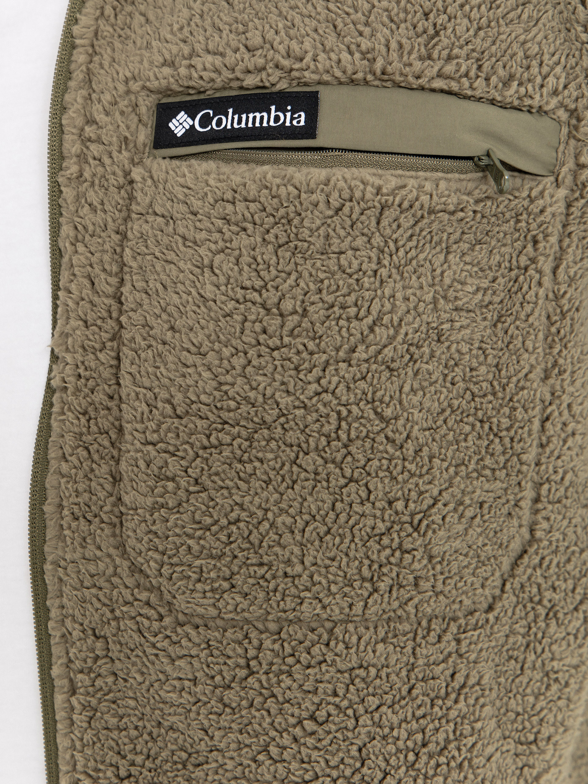 Férfi Columbia Rugged Ridge High Pile Full Zip Polár pulóver (stone green)