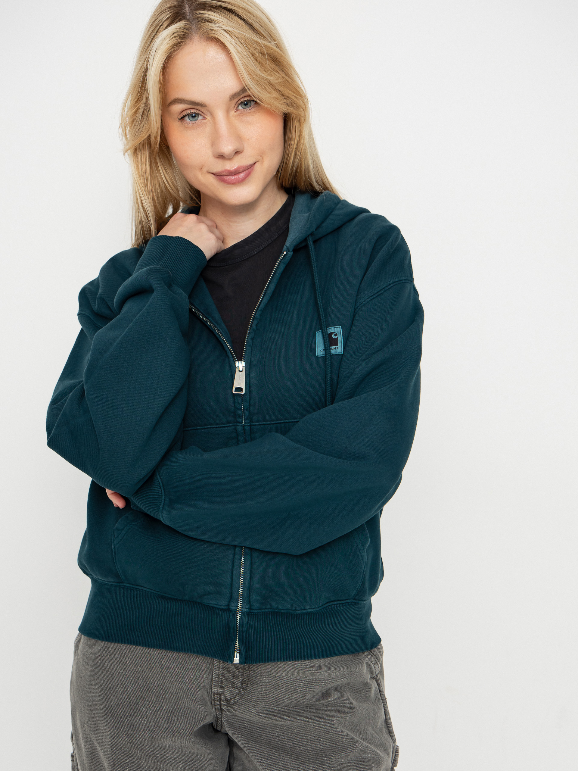 Kapucnis pulóver Carhartt WIP Nelson ZHD Wmn