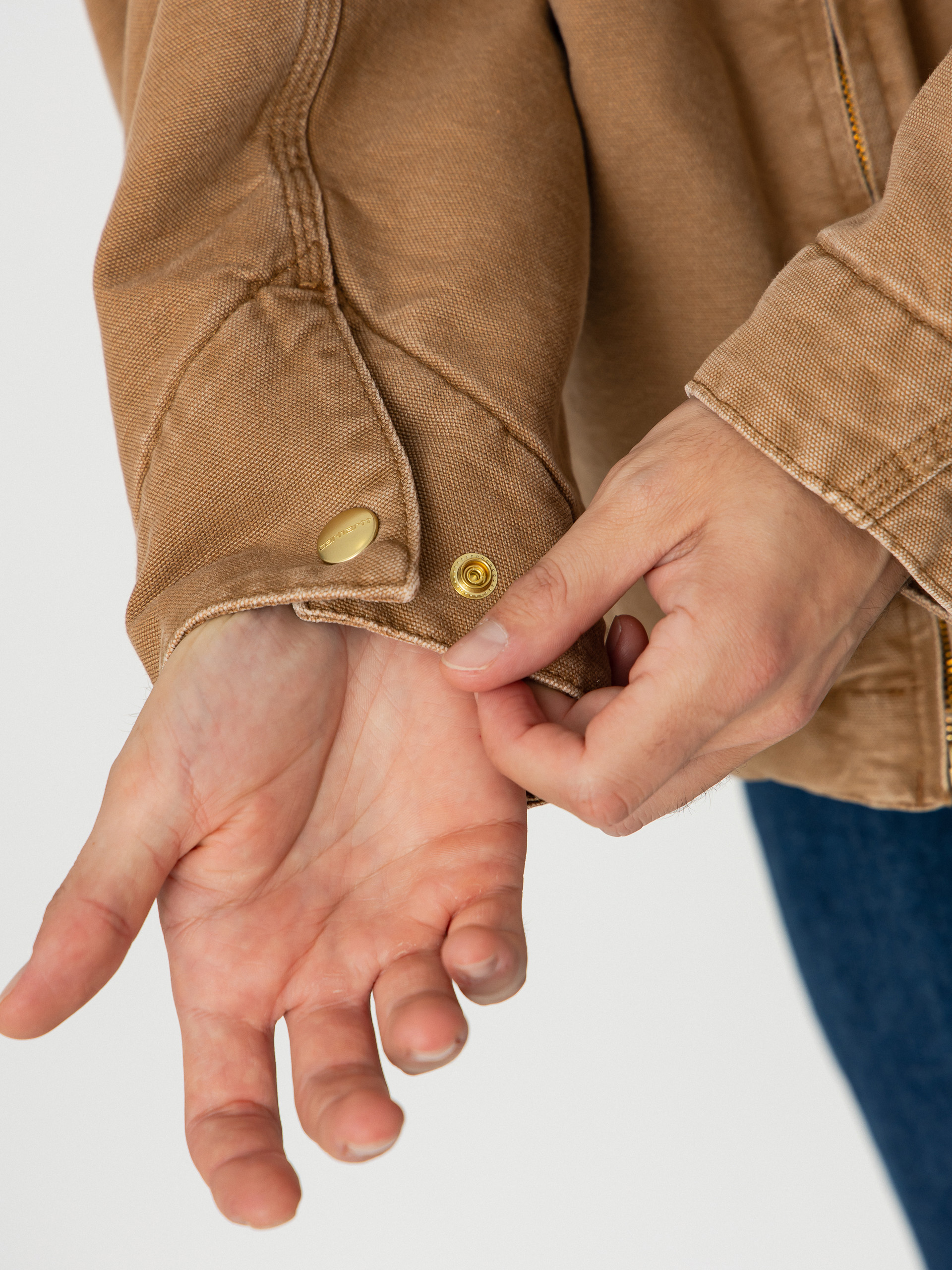 Dzseki Carhartt WIP OG Detroit (hamilton brown/tobacco/stone canvas)