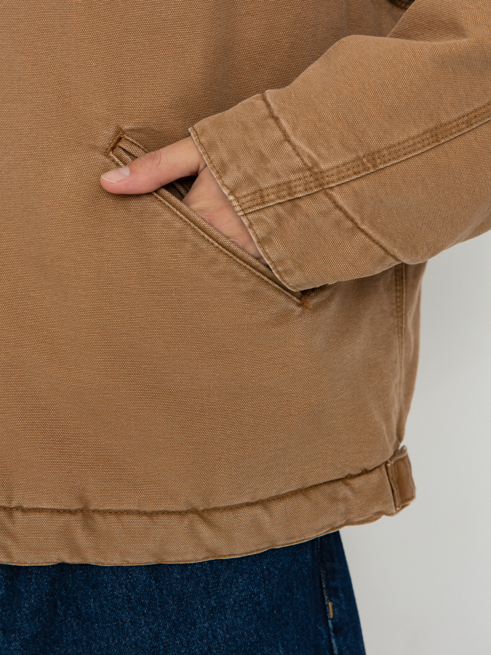 Dzseki Carhartt WIP OG Detroit (hamilton brown/tobacco/stone canvas)