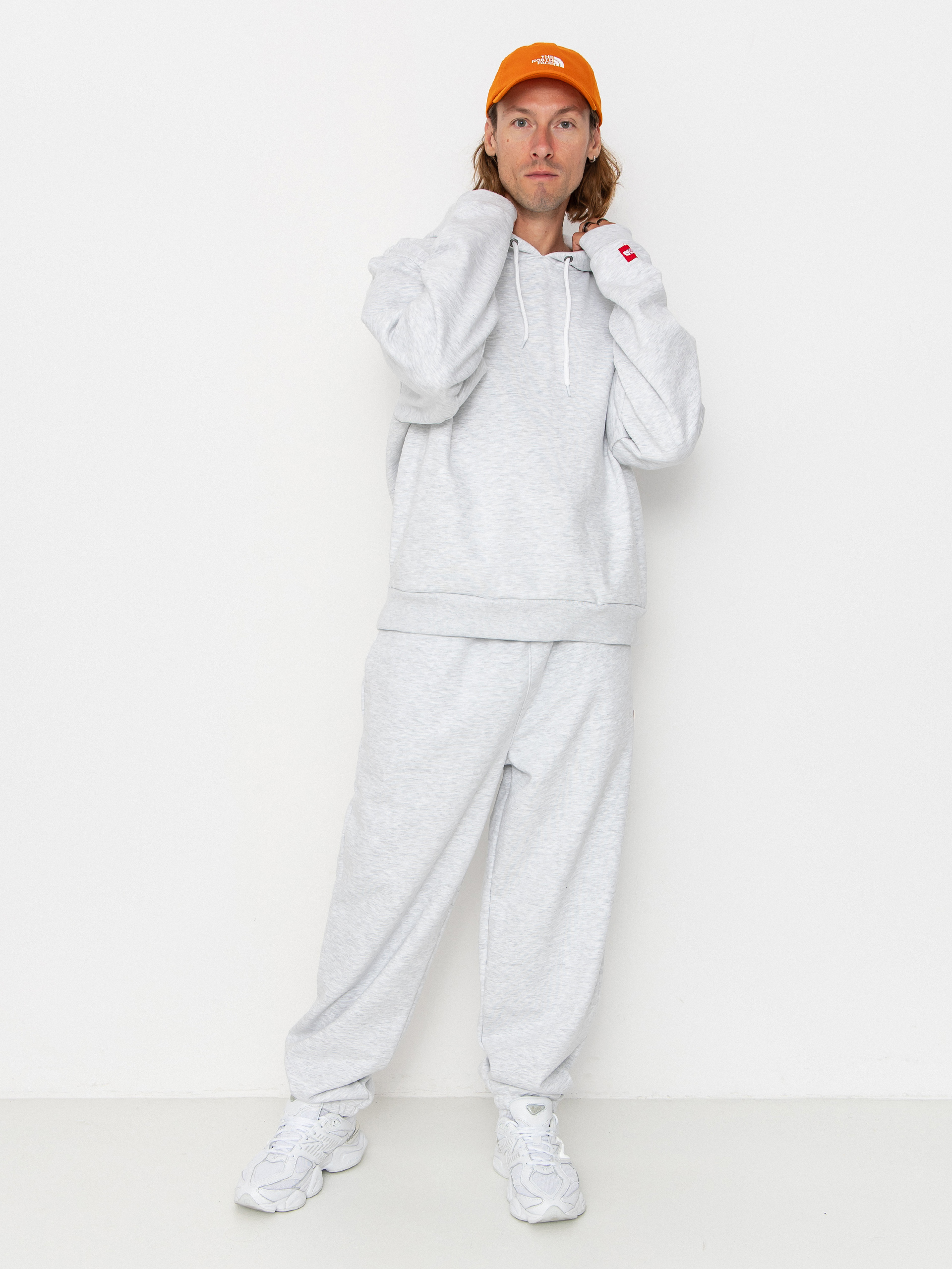 Kapucnis pulóver The North Face Red Box HD (tnf classic grey heathe)