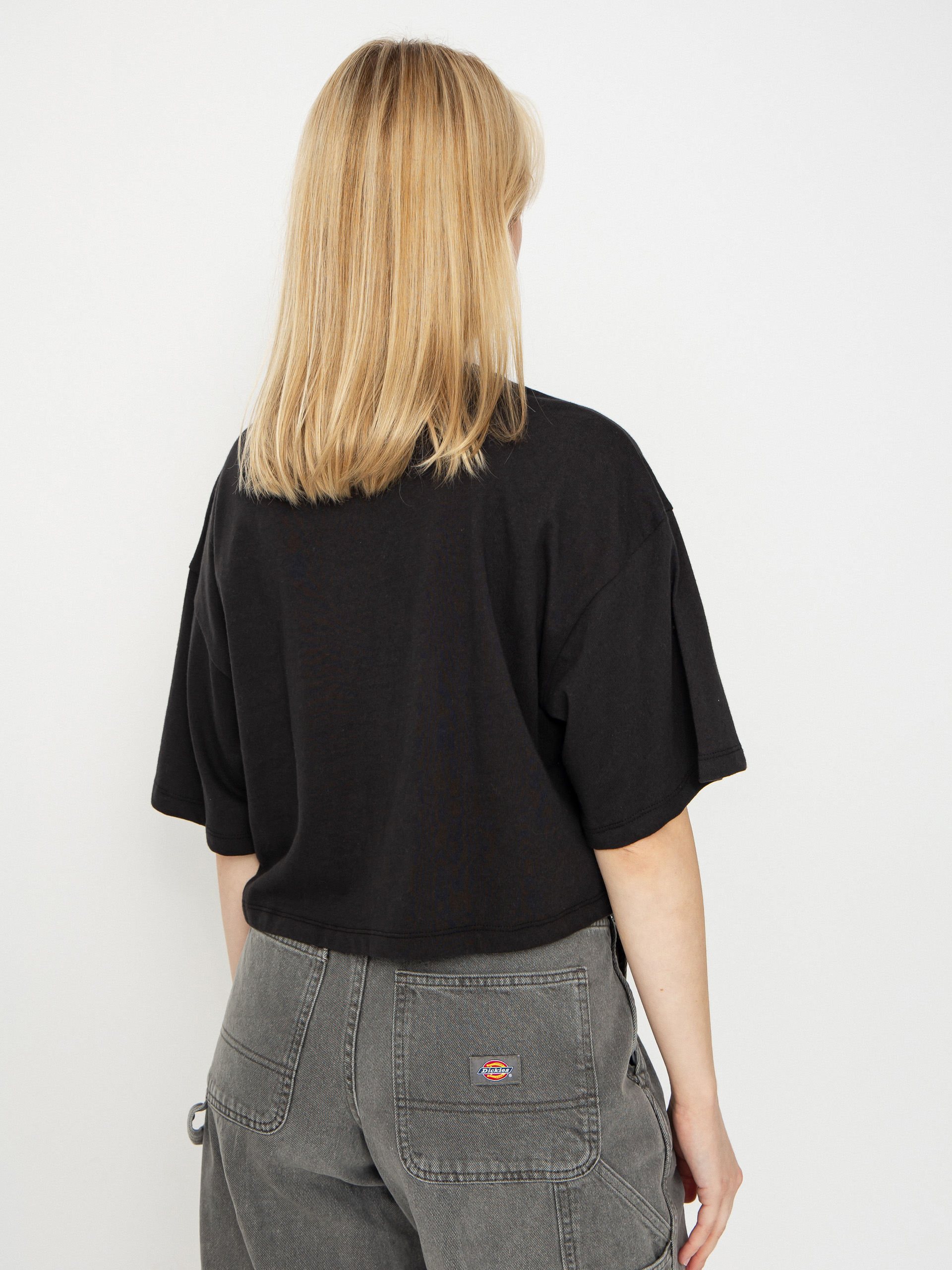 Vans Afterburn Relaxed Crop Wmn Póló (black)