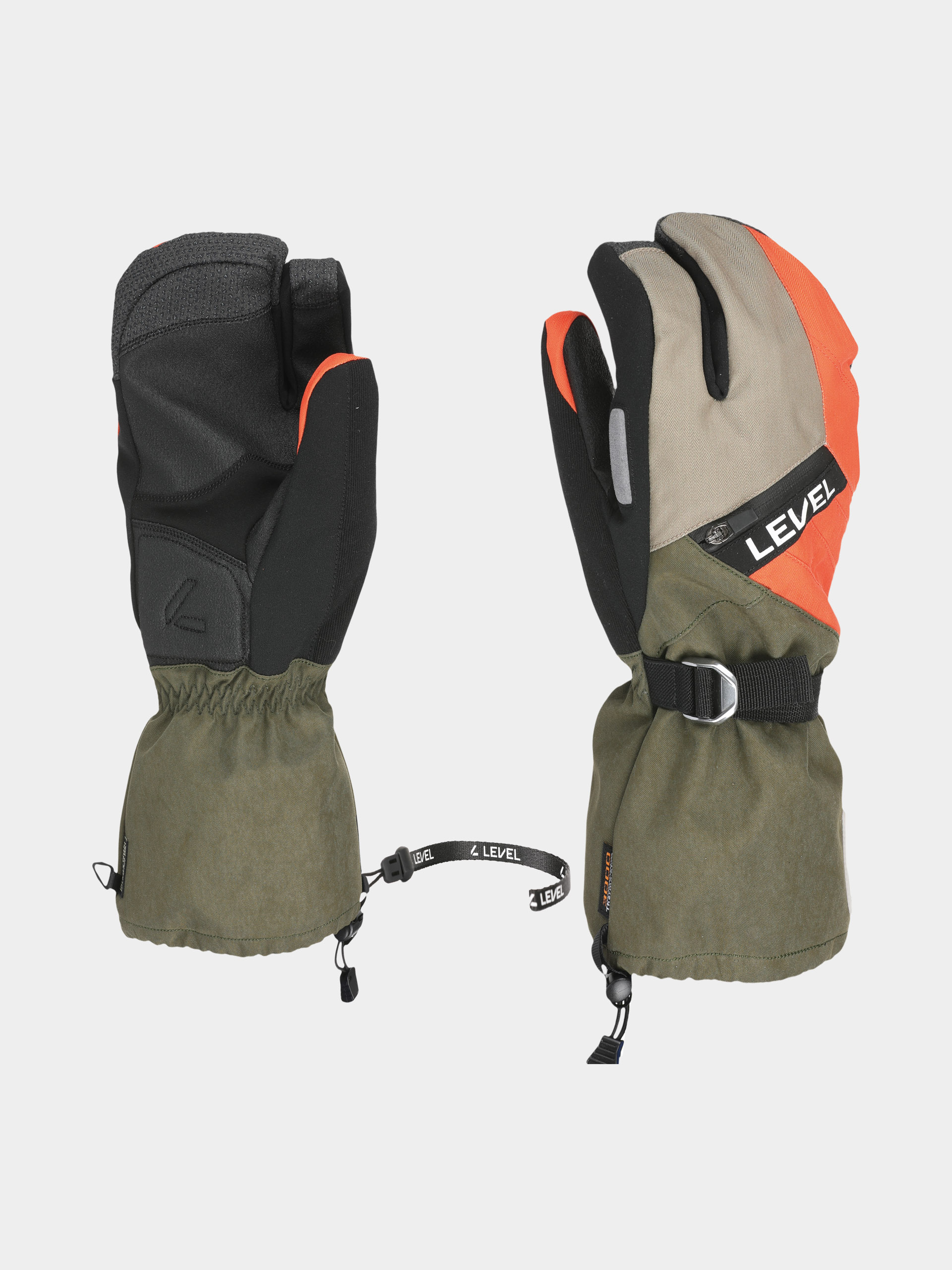 Kesztyű Level Star Trigger (olive green)