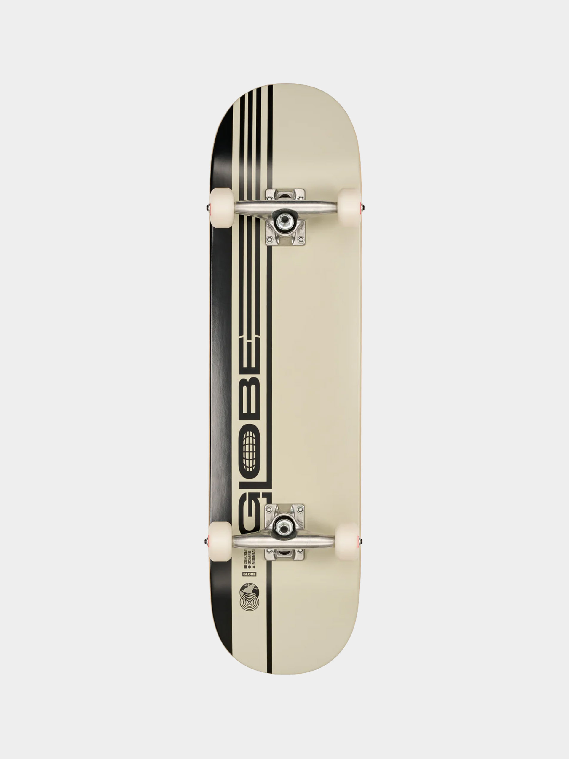 Komplett gördeszka Globe G0 Strype Hard (black/off white)