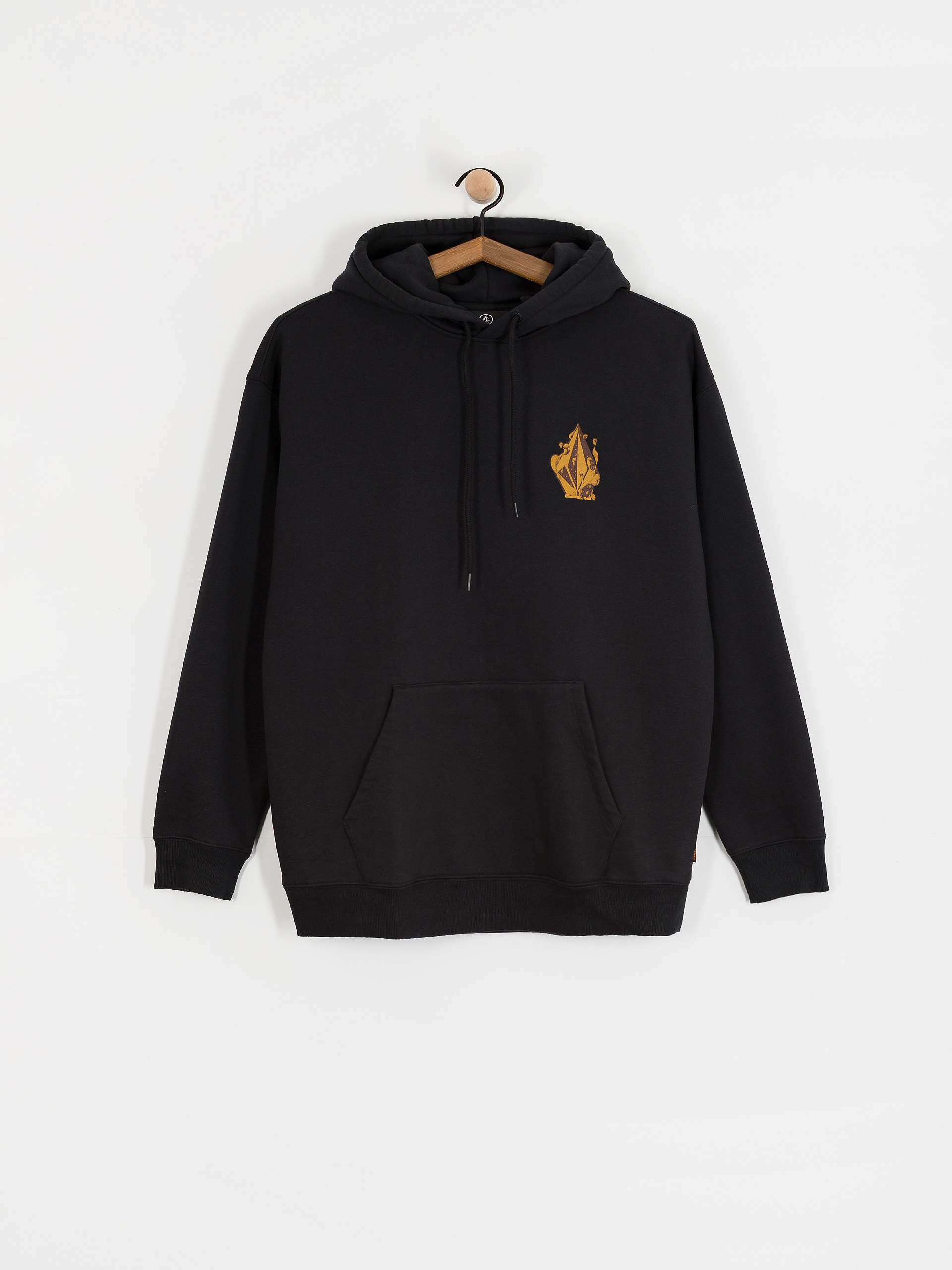 Kapucnis pulóver Volcom Fa Callum Rooney HD (antique black)