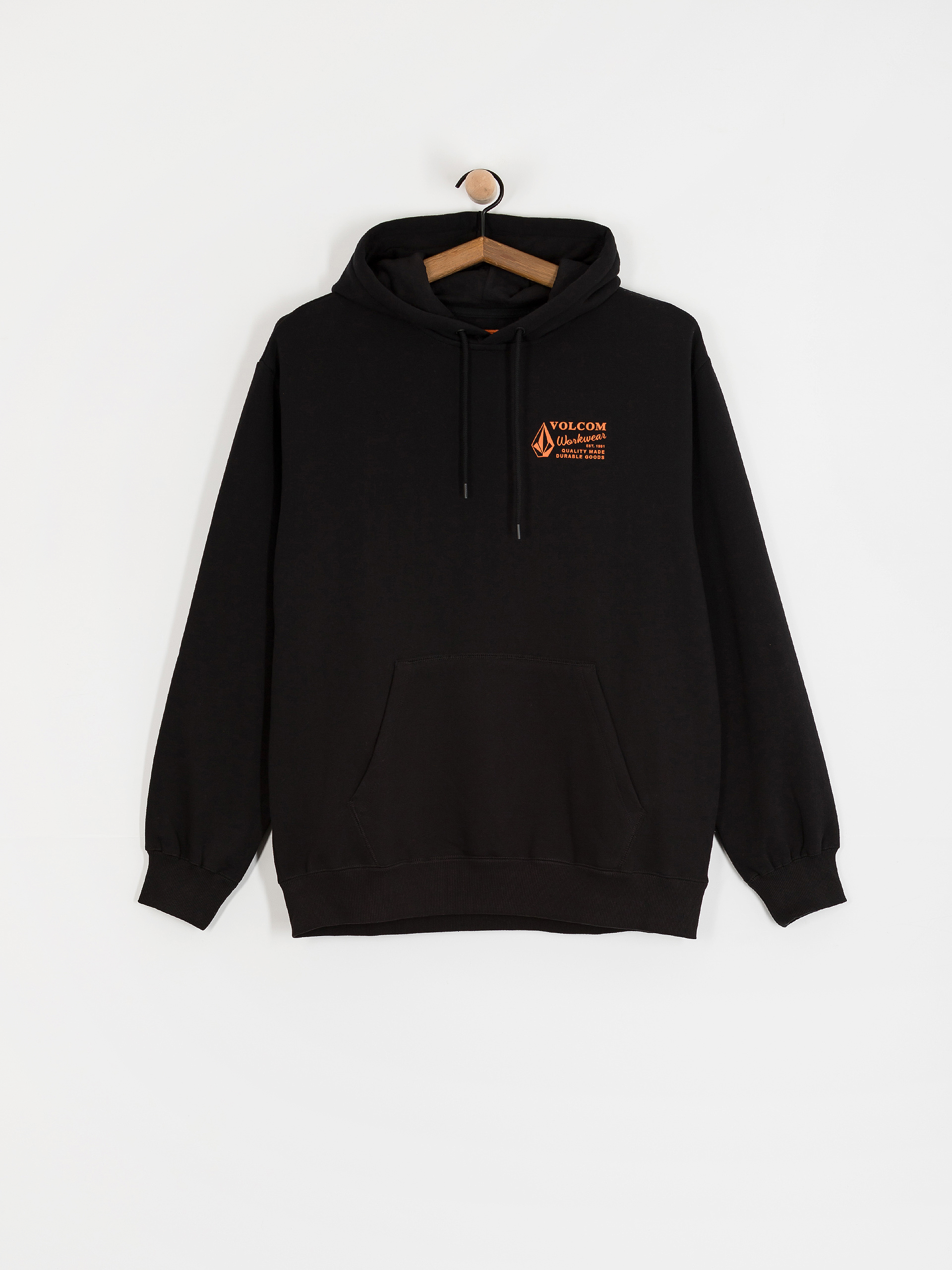 Kapucnis pulóver Volcom Workwear HD (black)