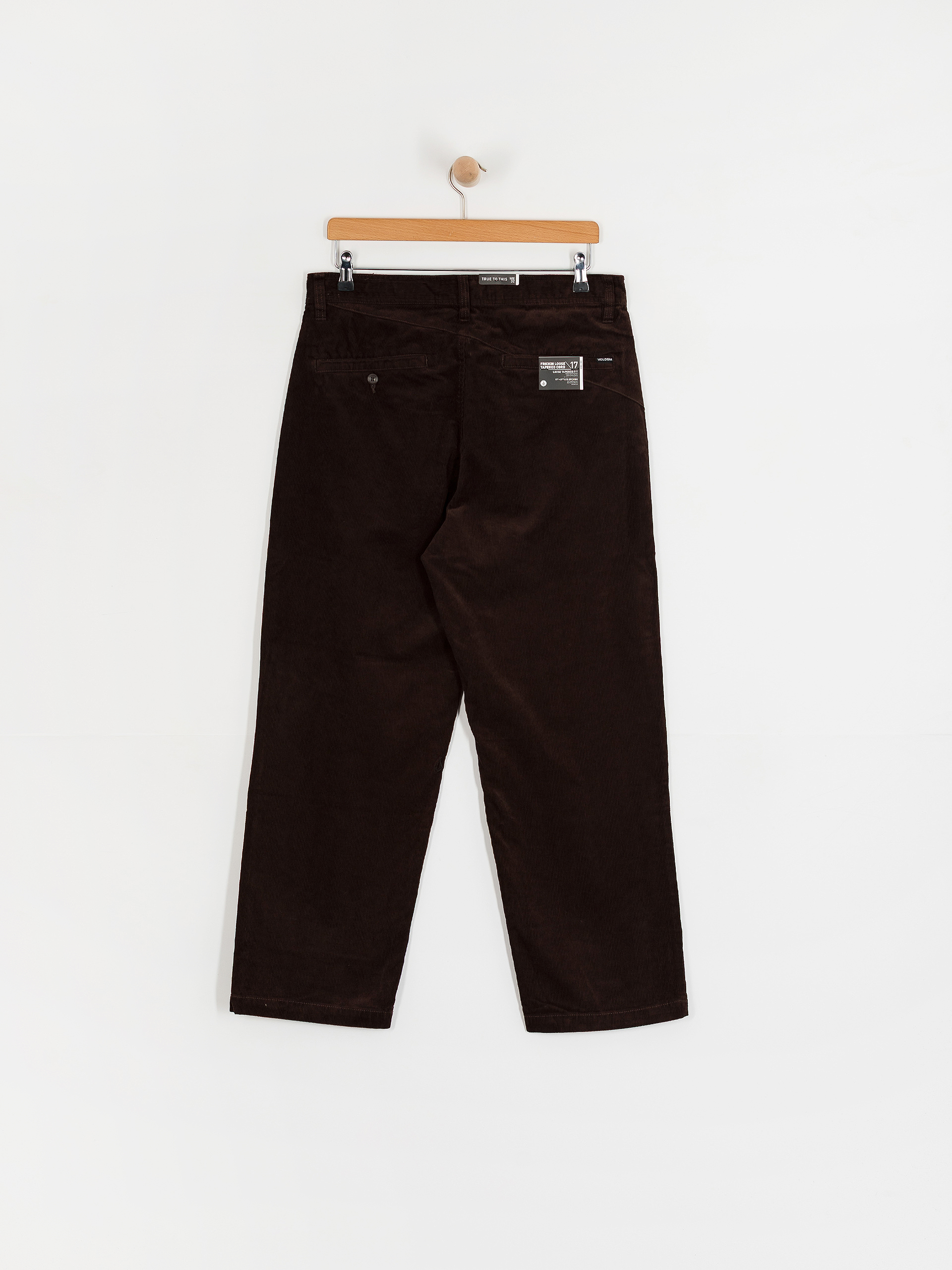 Kisnadrág Volcom Frickin Loose Tapered Cord (cacao)