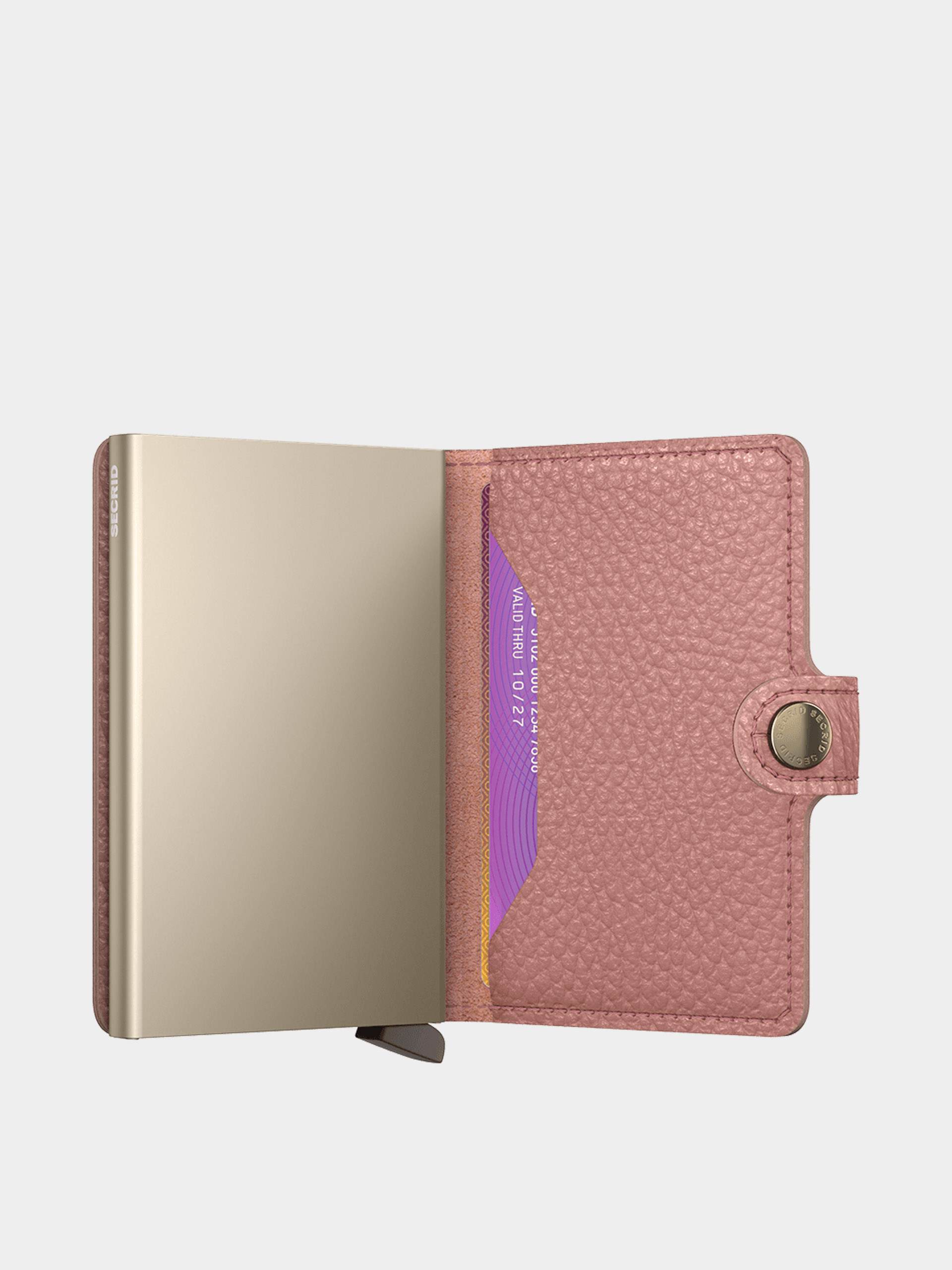 Pénztárca Secrid Miniwallet (pebble rose)