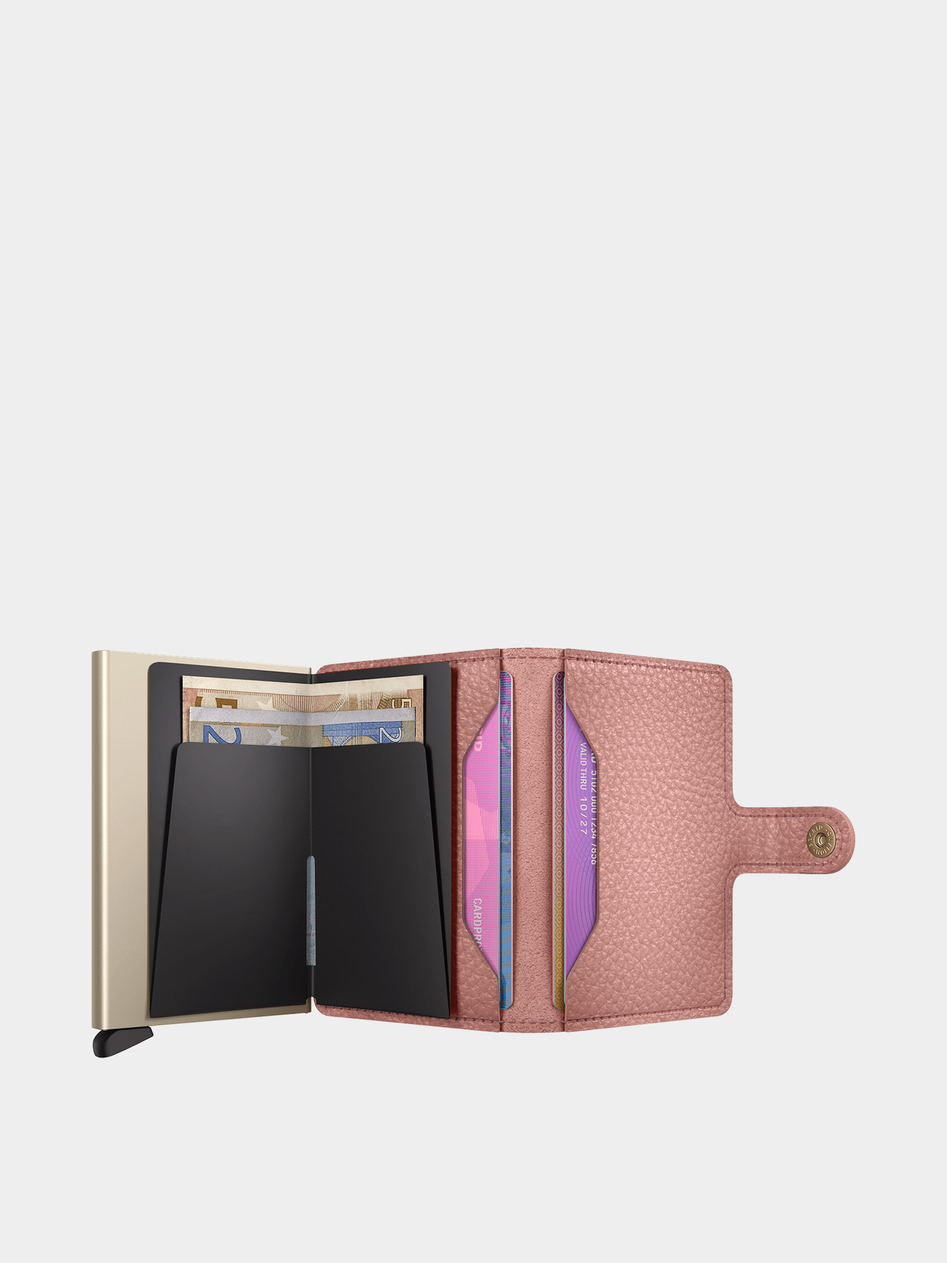 Pénztárca Secrid Miniwallet (pebble rose)
