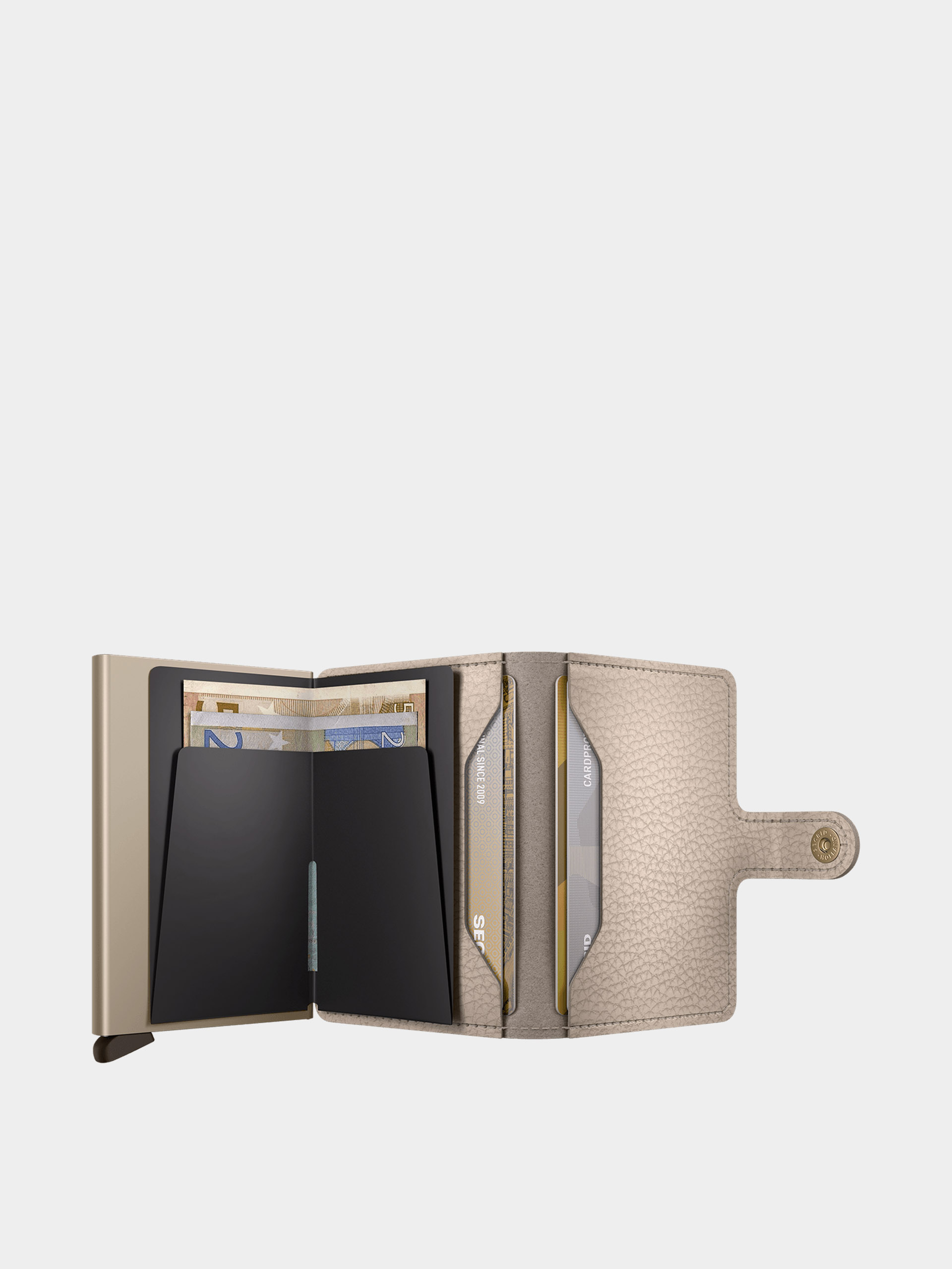 Pénztárca Secrid Miniwallet (pebble latte)