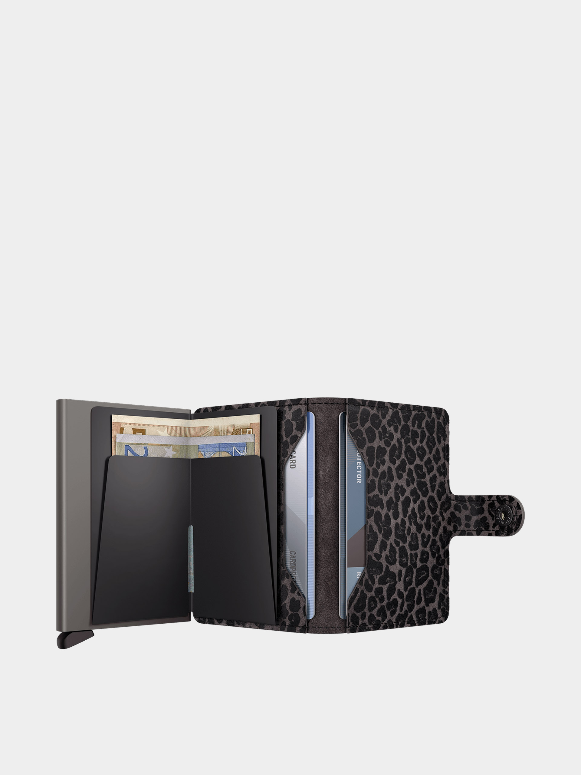 Pénztárca Secrid Miniwallet (leo grey)