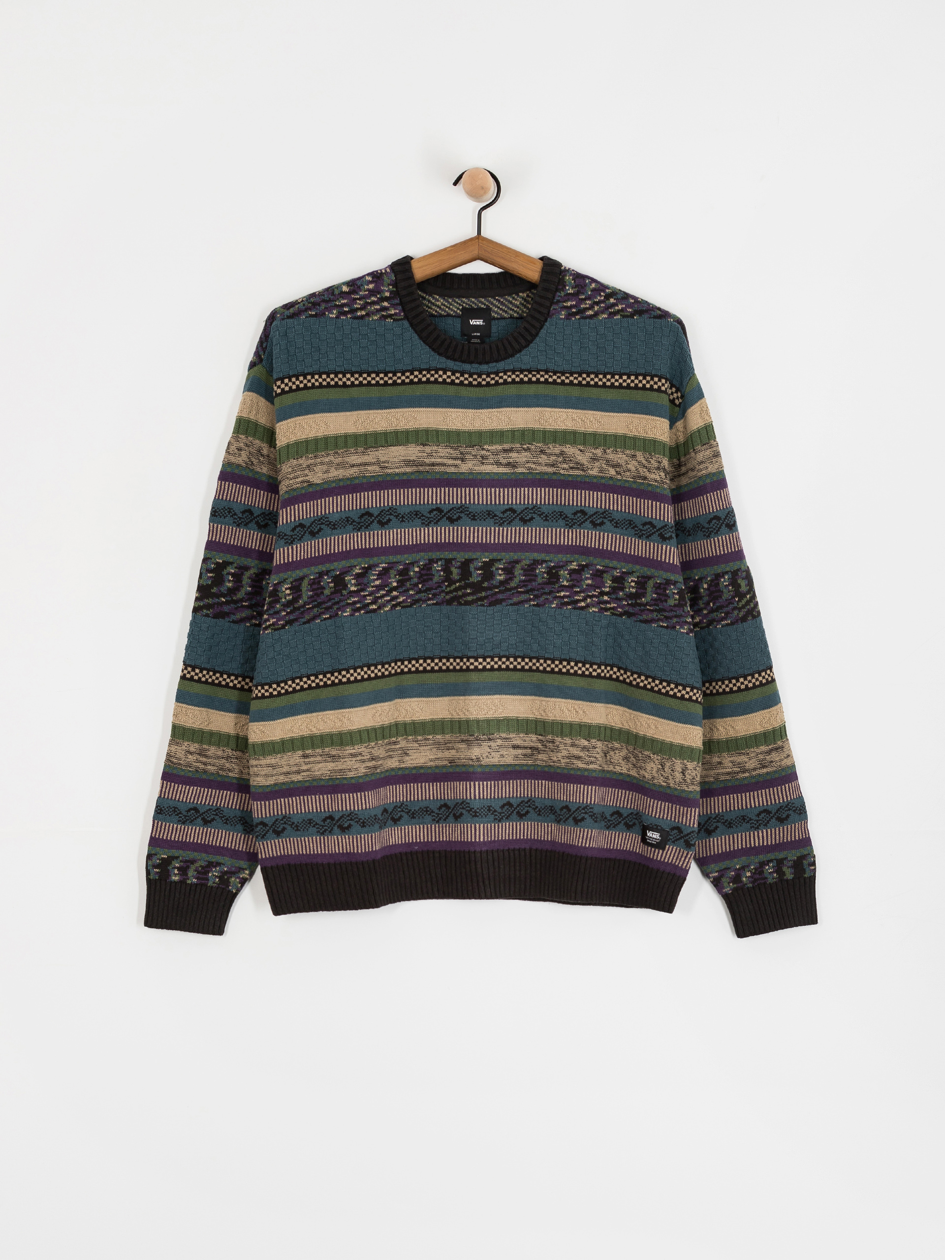 Vans Boyer Crew Sweater Pulóver (black/stargazer)