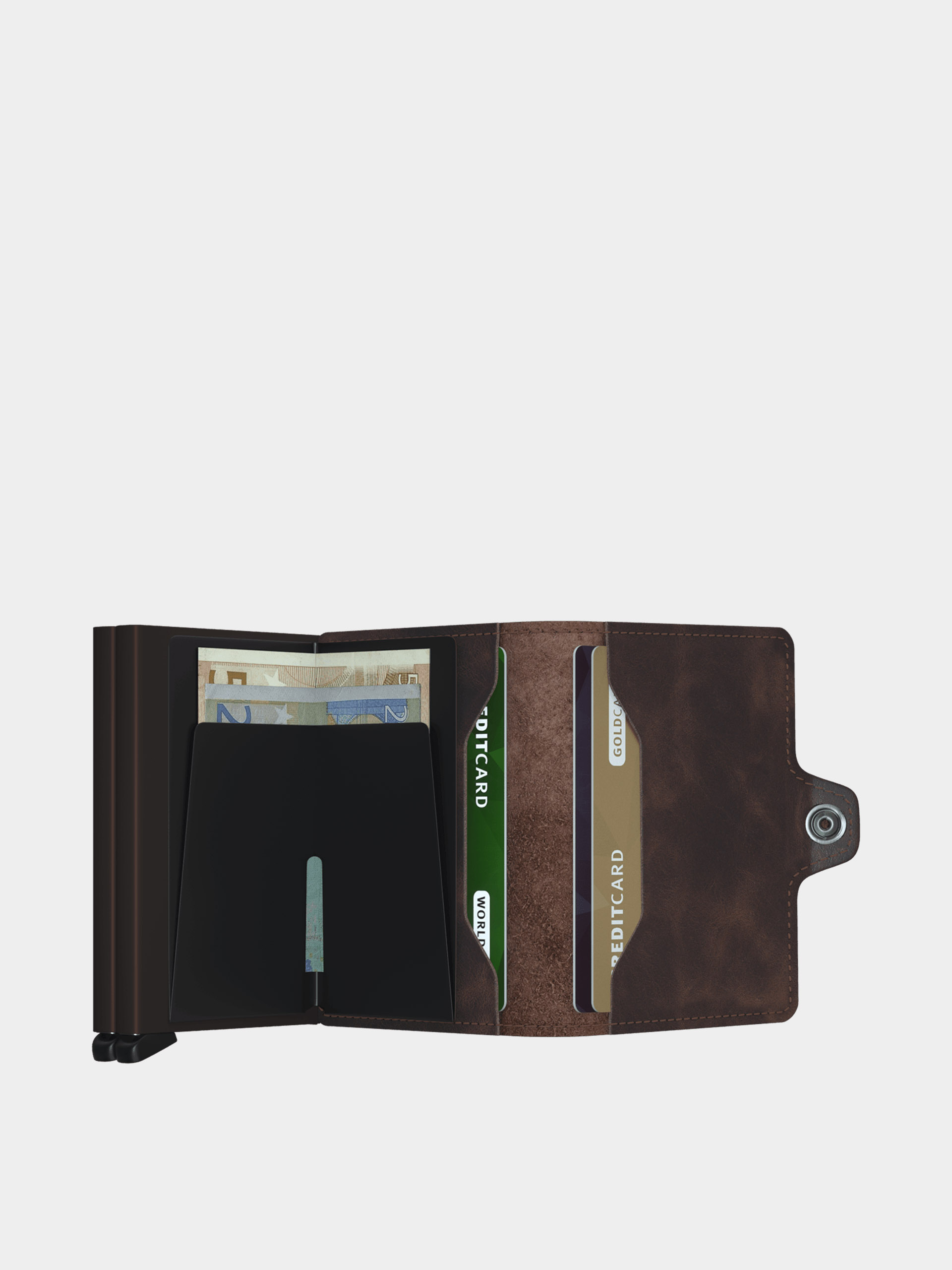 Pénztárca Secrid Twinwallet (vintage chocolate)