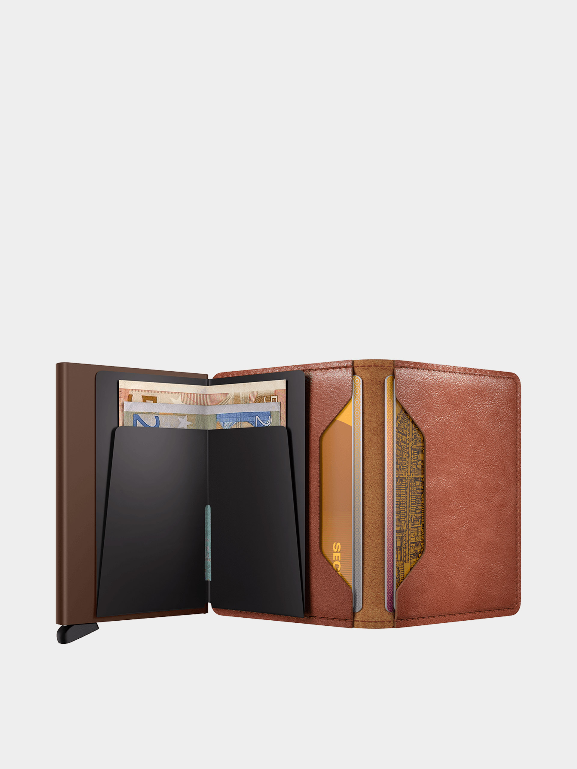 Pénztárca Secrid Slimwallet (vintage cognac/brown)