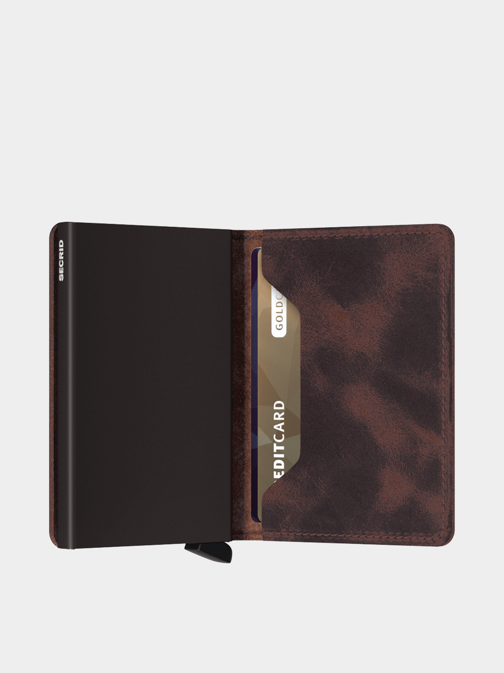 Pénztárca Secrid Slimwallet (vintage chocolate)