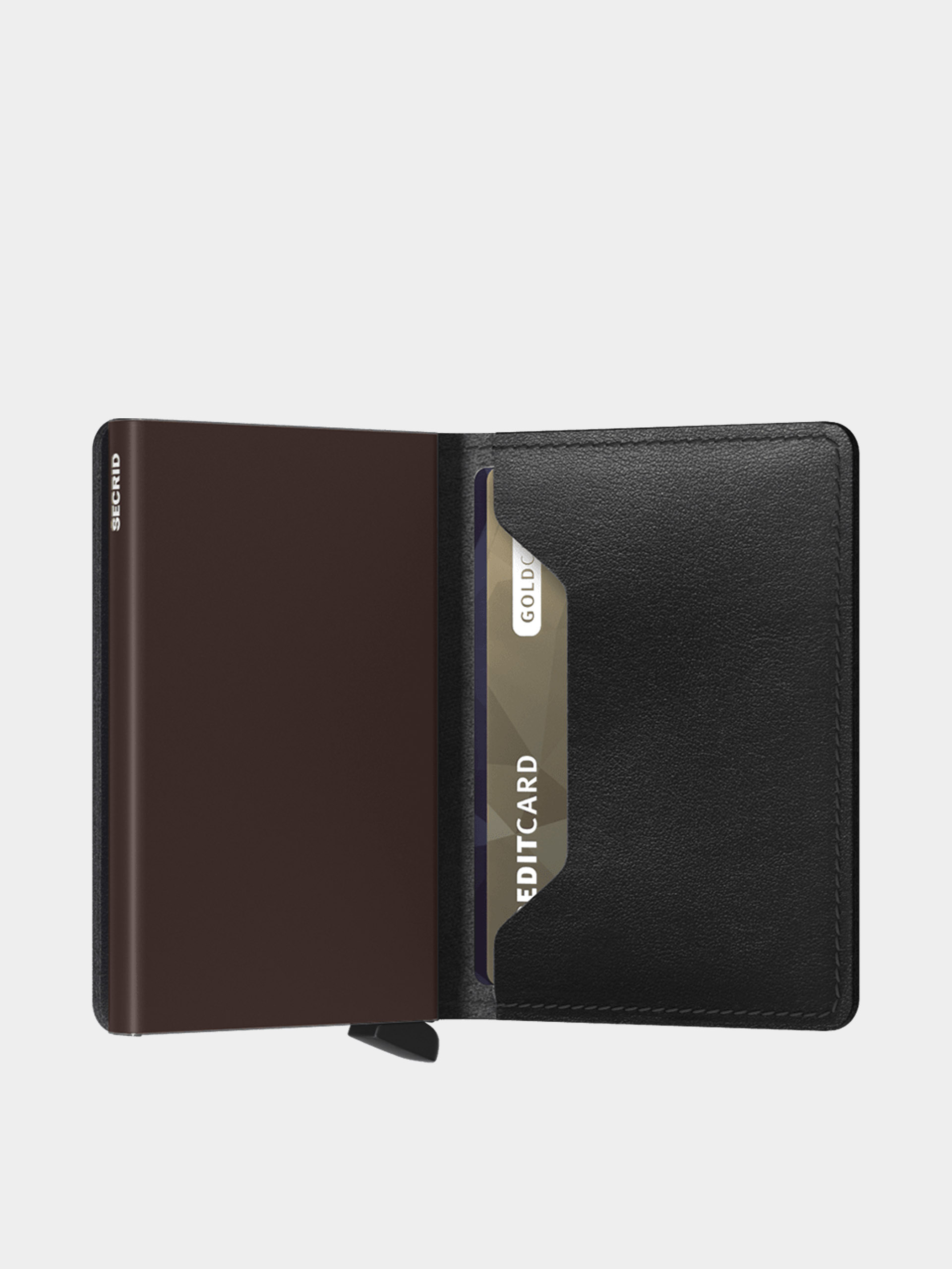 Pénztárca Secrid Slimwallet (original black/brown)